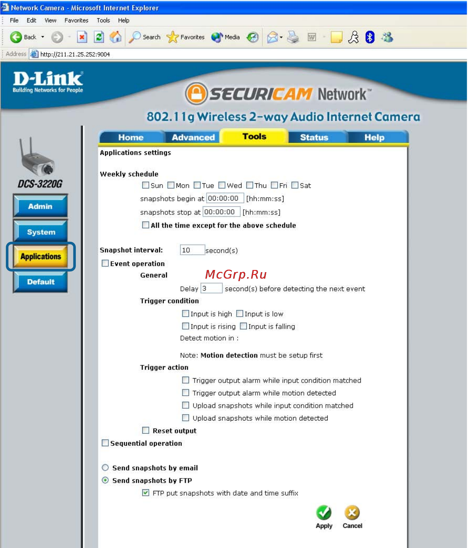 D-Link DCS-3220G [55/143] Using the dcs 3220g with an internet browser continued