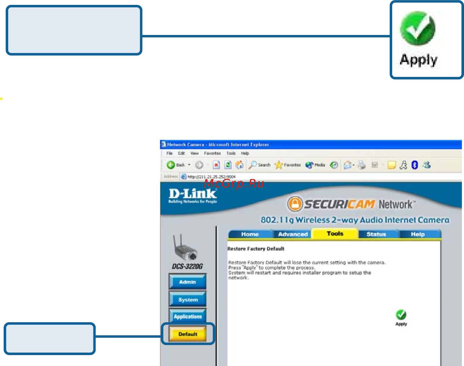 D-Link DCS-3220G [58/143] Using the dcs 3220g with an internet browser continued