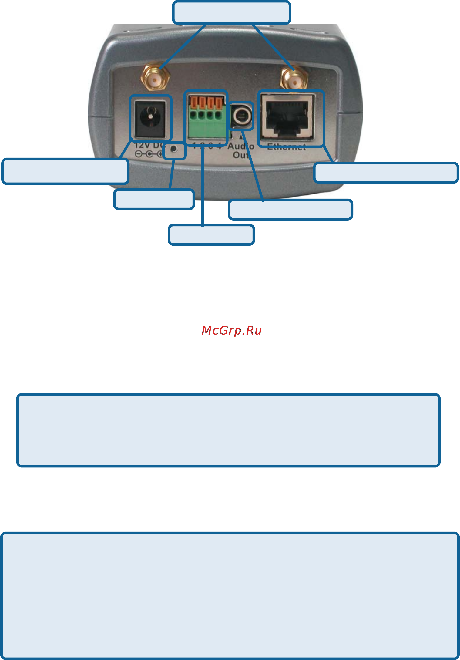 D-Link DCS-3220G [6/143] Ethernet cable connector