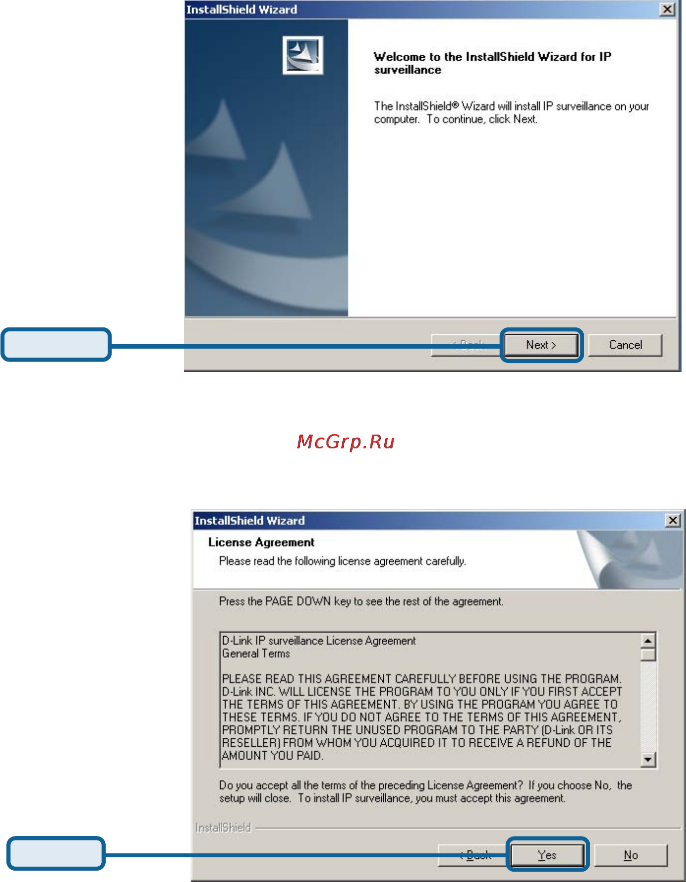 D-Link DCS-3220G [66/143] Using ip surveillance software continued