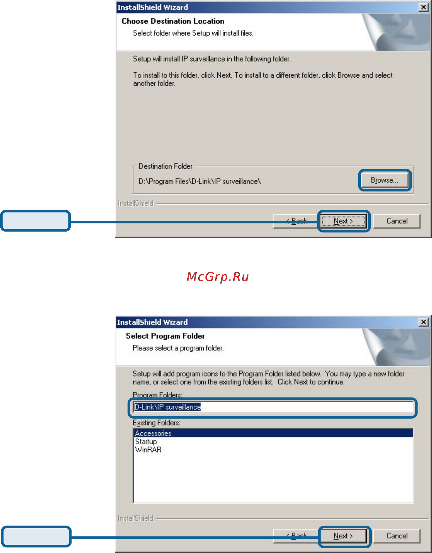 D-Link DCS-3220G [68/143] Using ip surveillance software continued