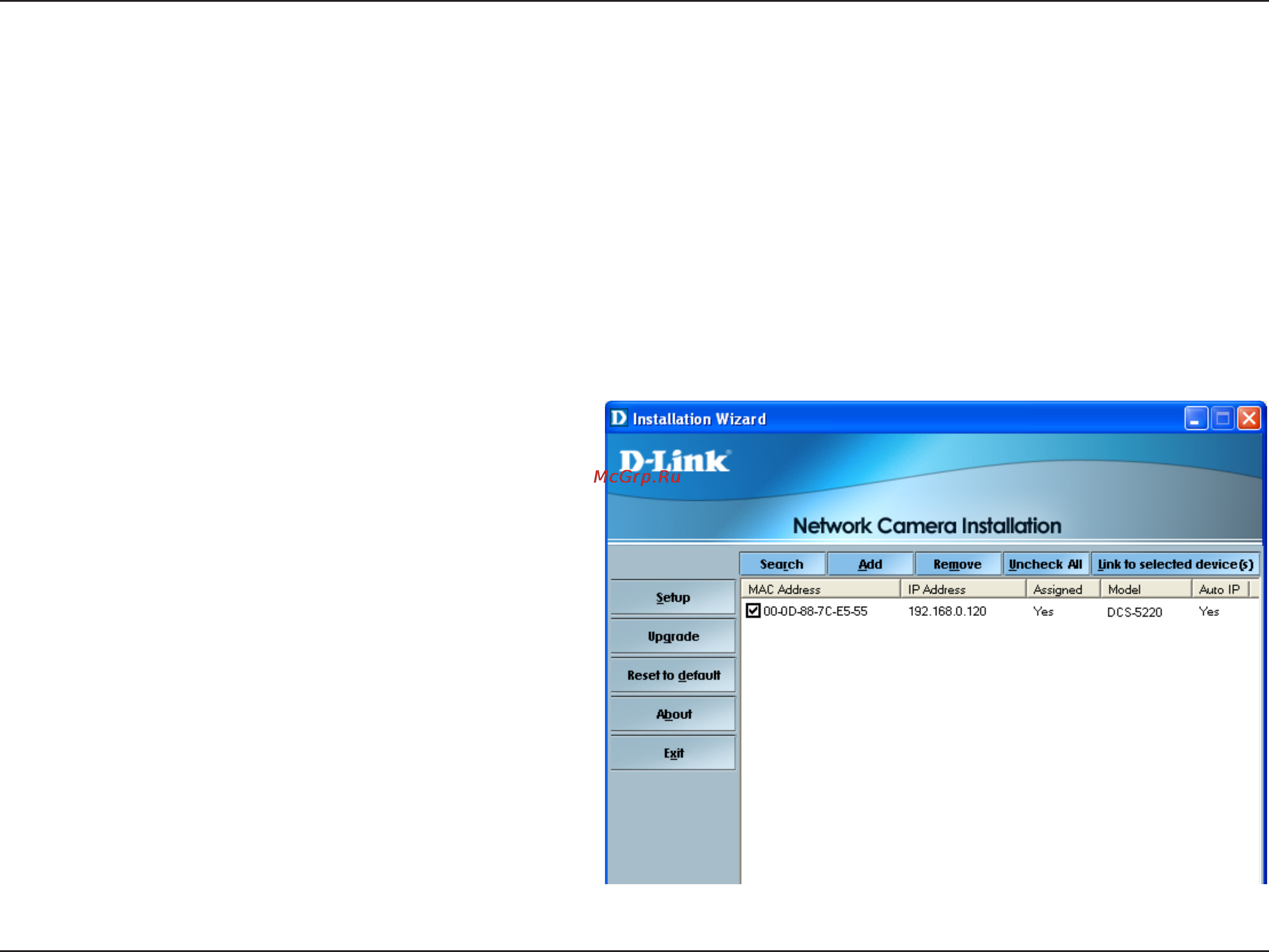 D-Link DCS-5220 [120/153] Assign a local ip address to your camera