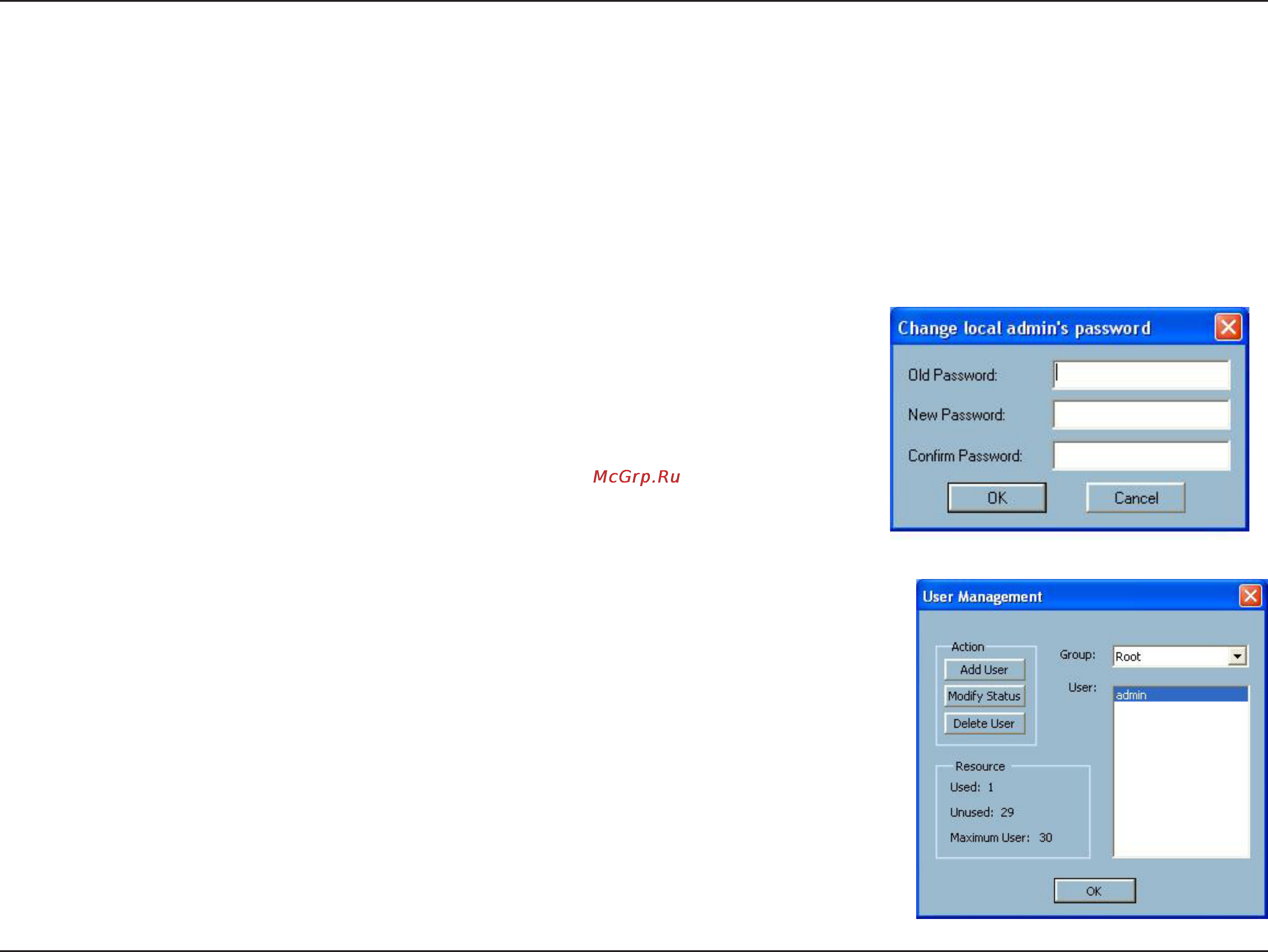 D-Link DCS-5220 [68/153] The main user interface for launcher is an icon on system tray and the popup menu appears when the user clicks on the icon the menu items are listed below
