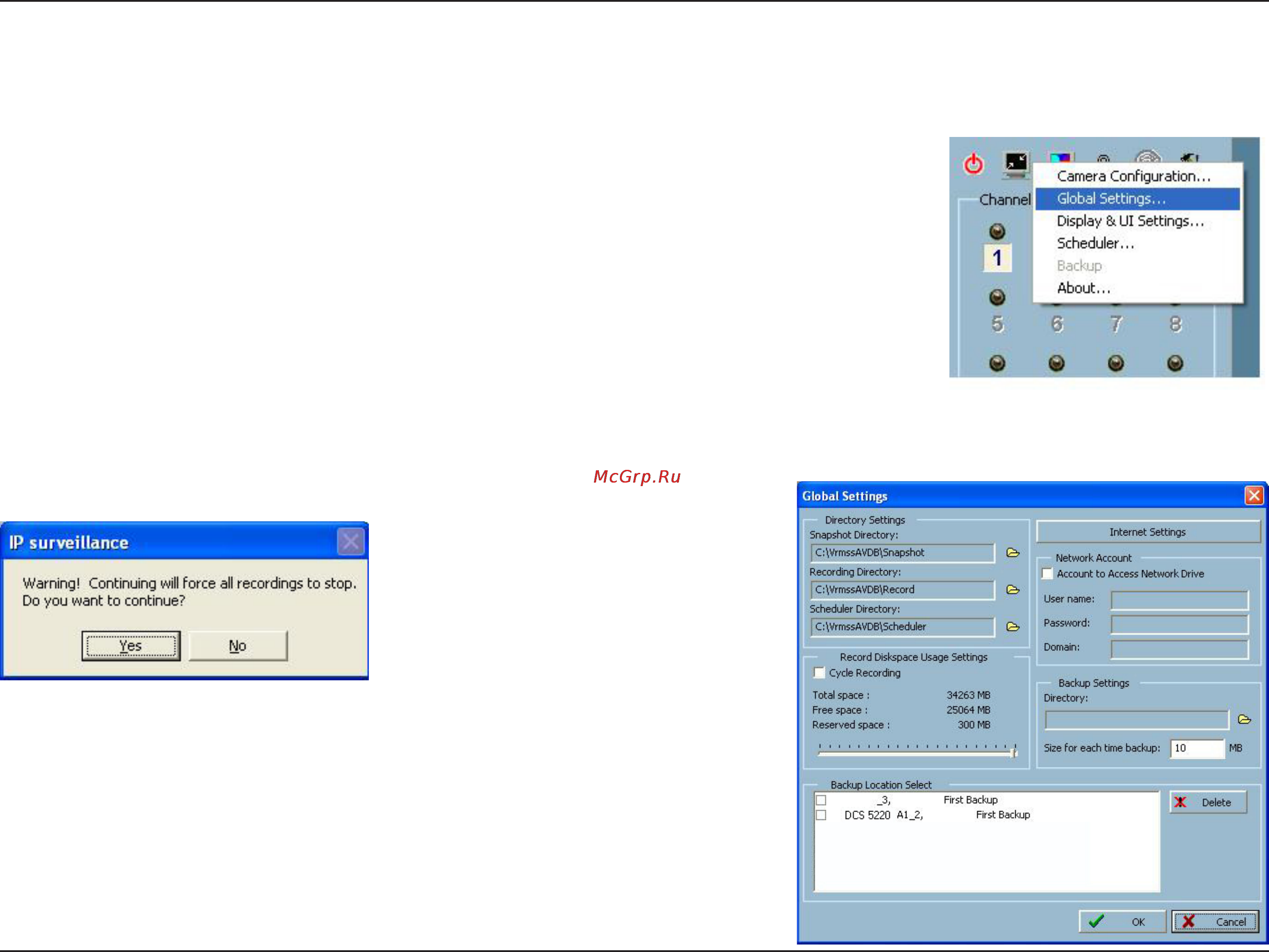 D-Link DCS-5220 [80/153] Global settings