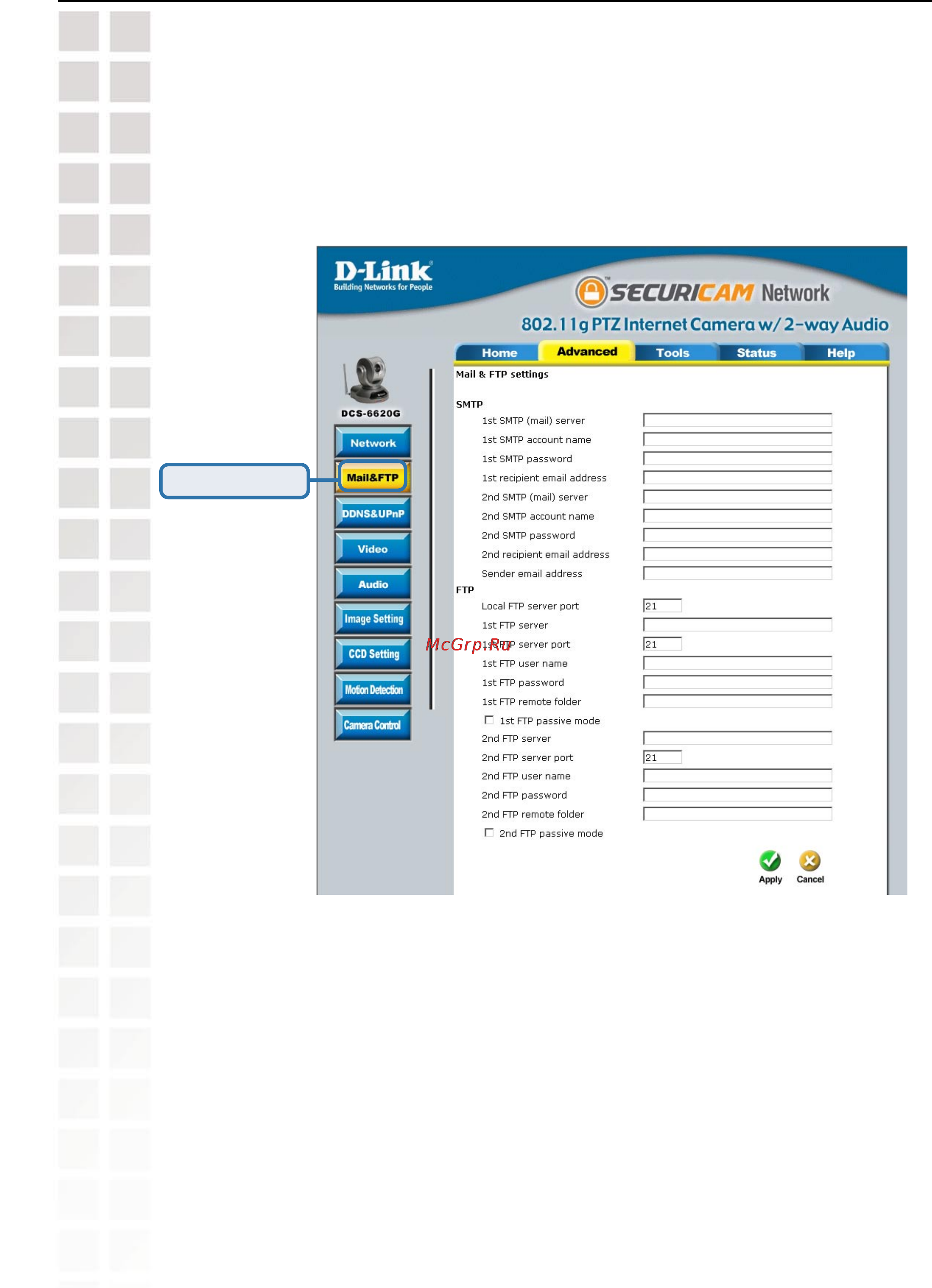 D-Link DCS-6620G [135/145] Conﬁguring your camera for external trigger based recording continued