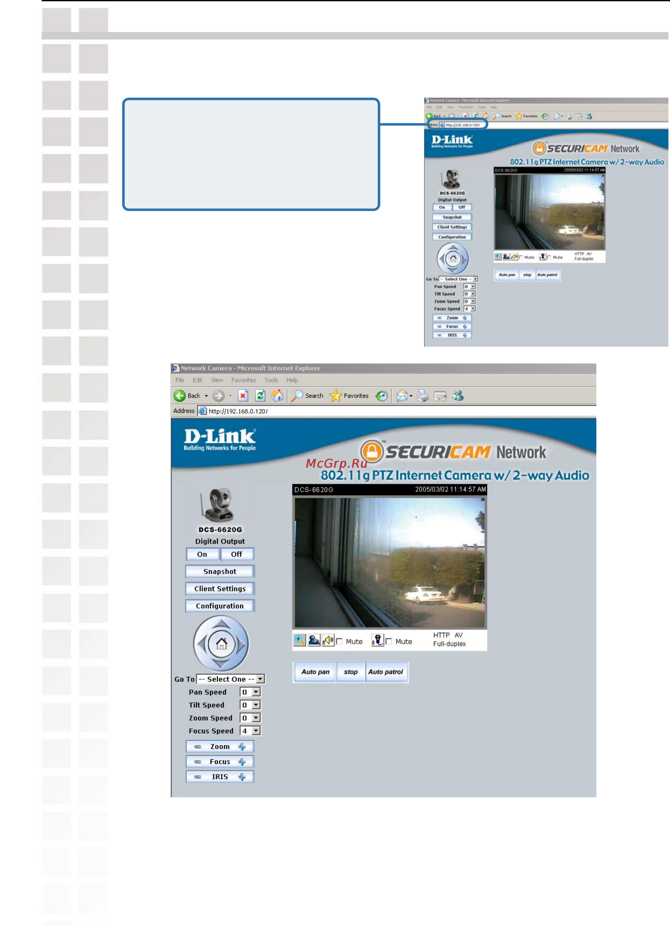 D-Link DCS-920 [26/145] Testing the dcs 6620g