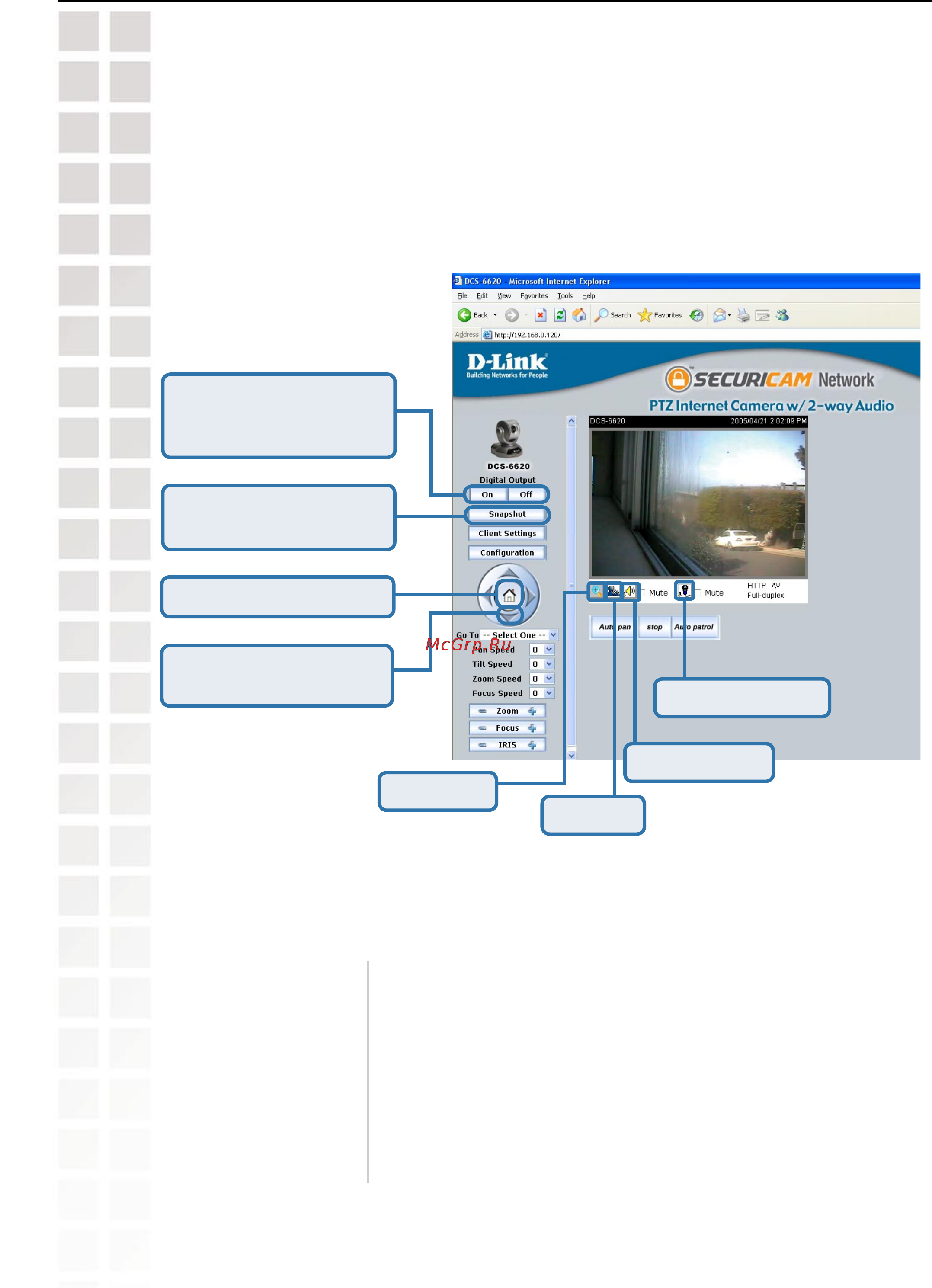 D-Link DCS-6620G [35/145] Home page screen