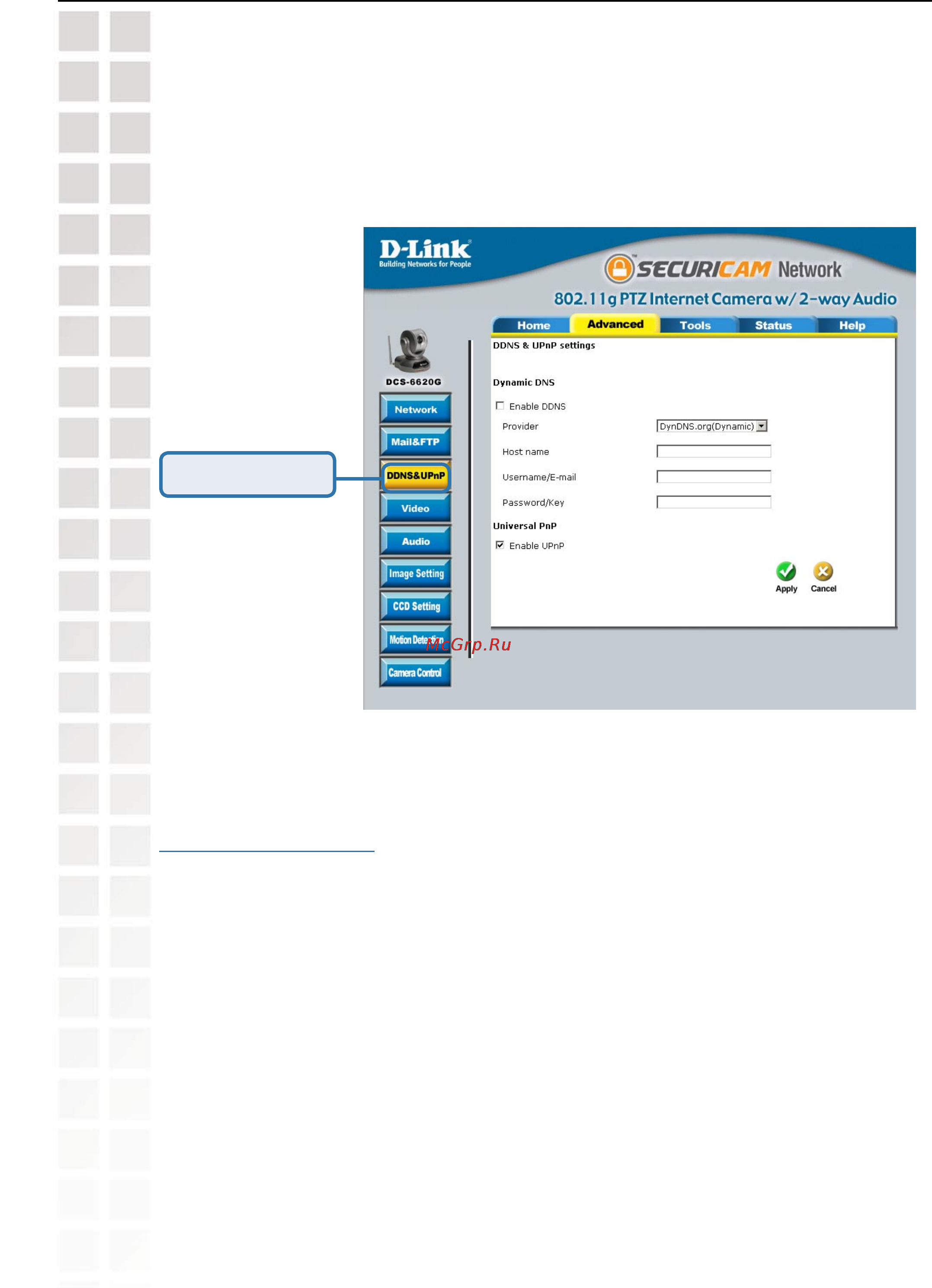 D-Link DCS-920 [44/145] Ddns upnp