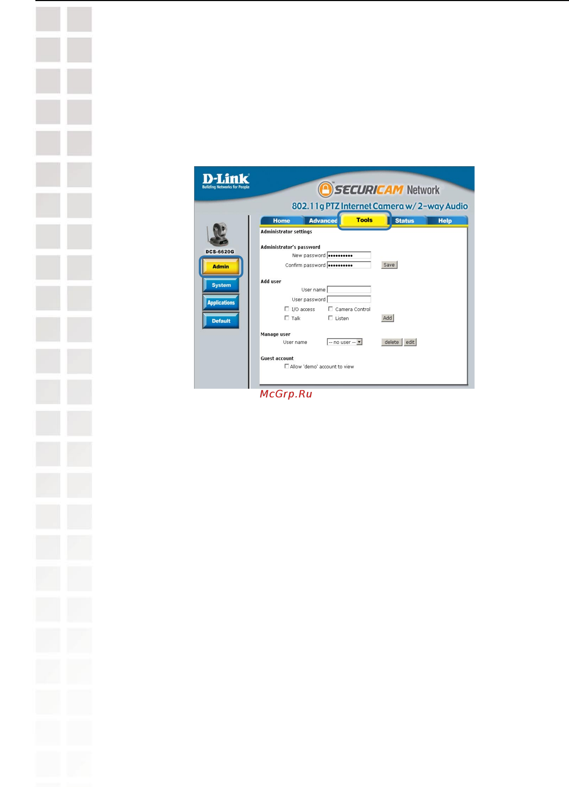 D-Link DCS-920 [56/145] D link systems inc
