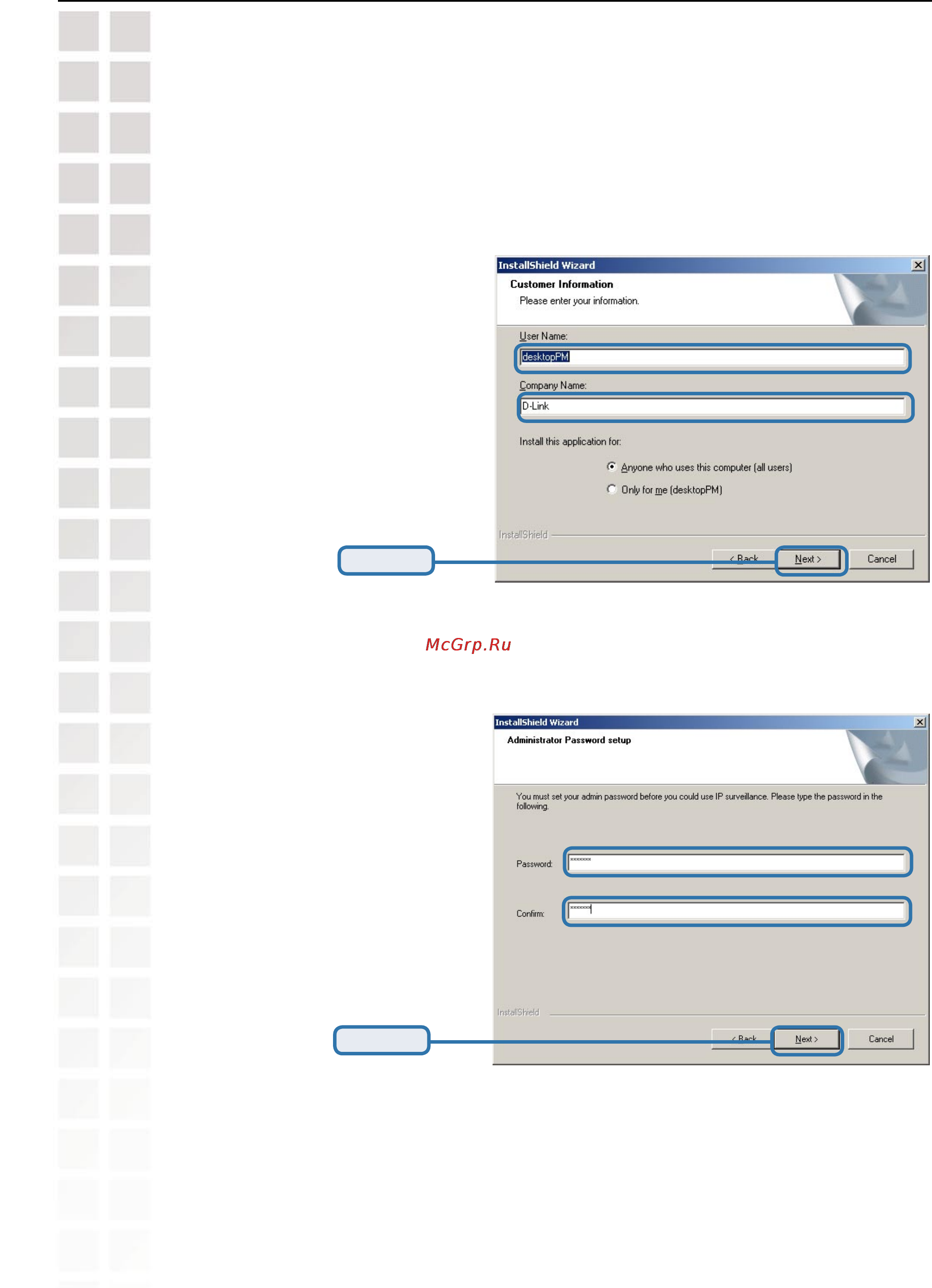 D-Link DCS-6620G [71/145] Installing the ip surveillance software continued