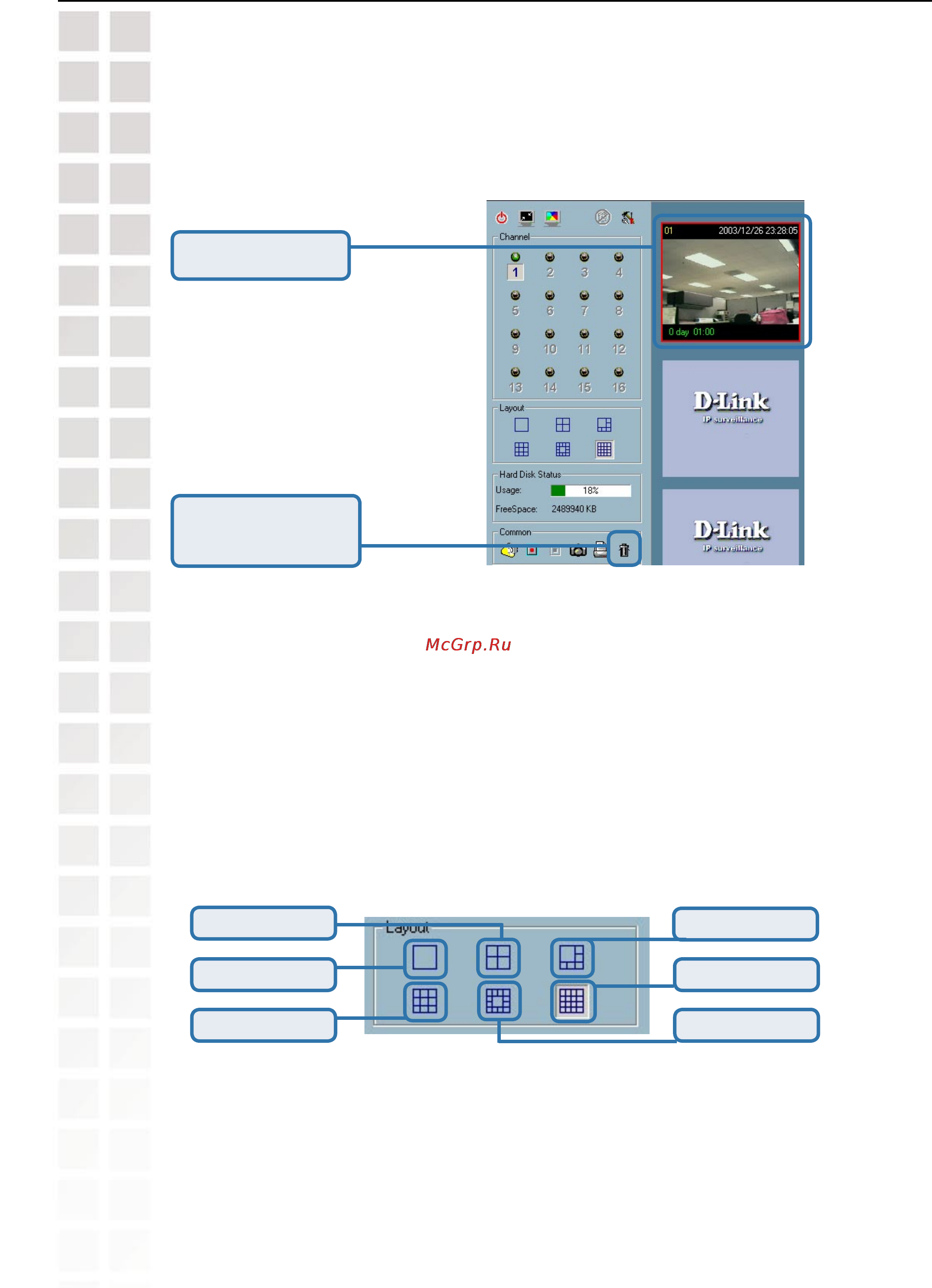 D-Link DCS-6620G [94/145] Monitor program continued