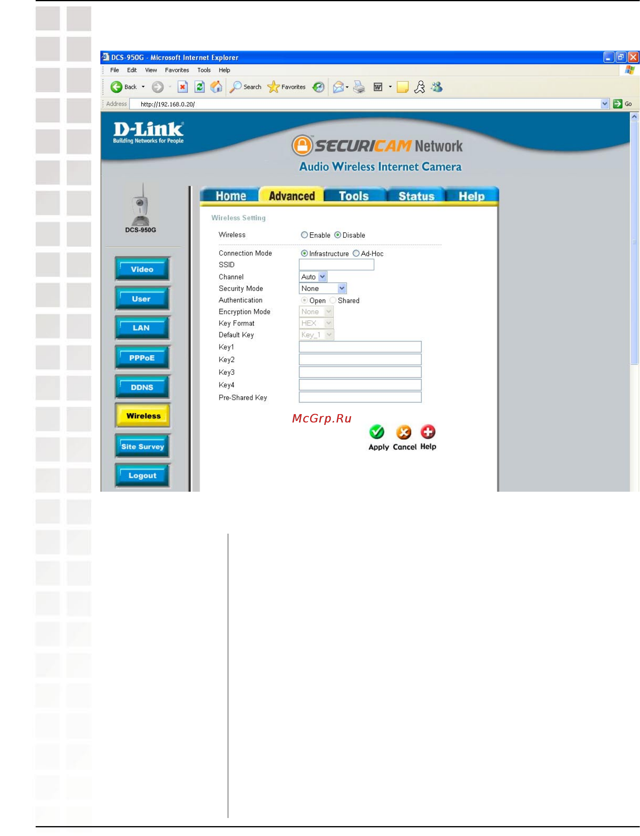 D-Link DCS-950G [34/96] Wireless