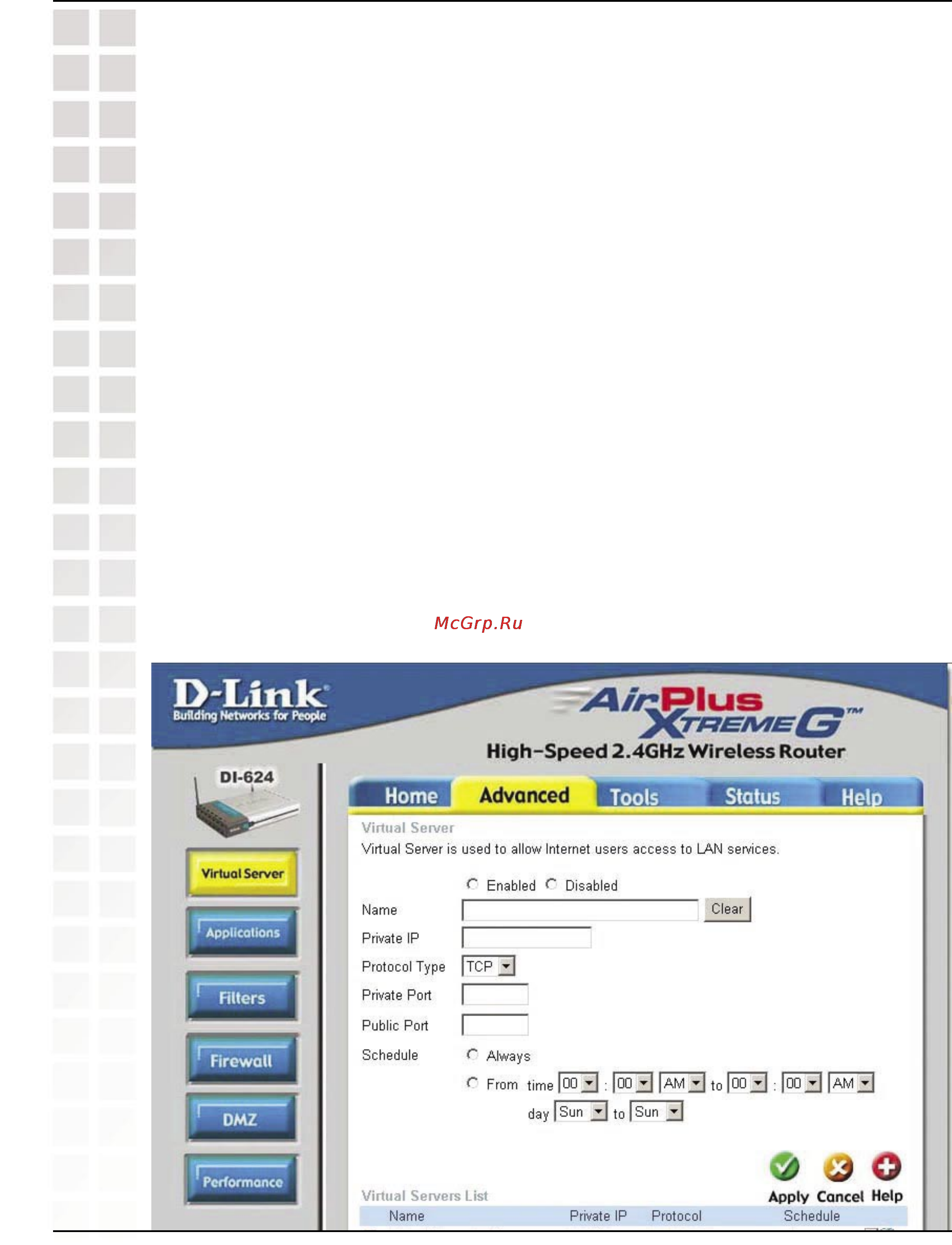 D-Link DCS-950G [51/96] Assigning and opening virtual server ports