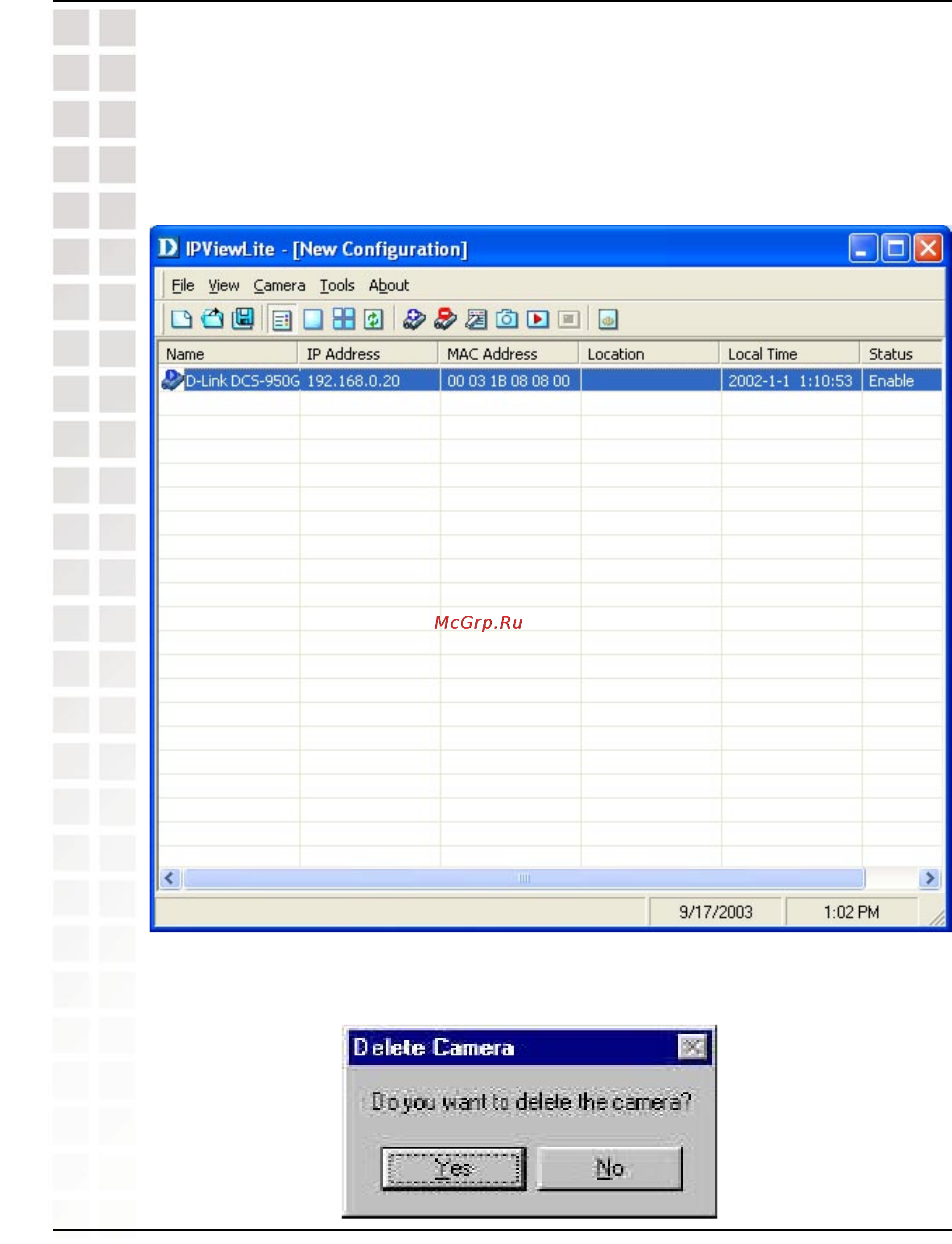 D-Link DCS-950G [61/96] How to delete a camera