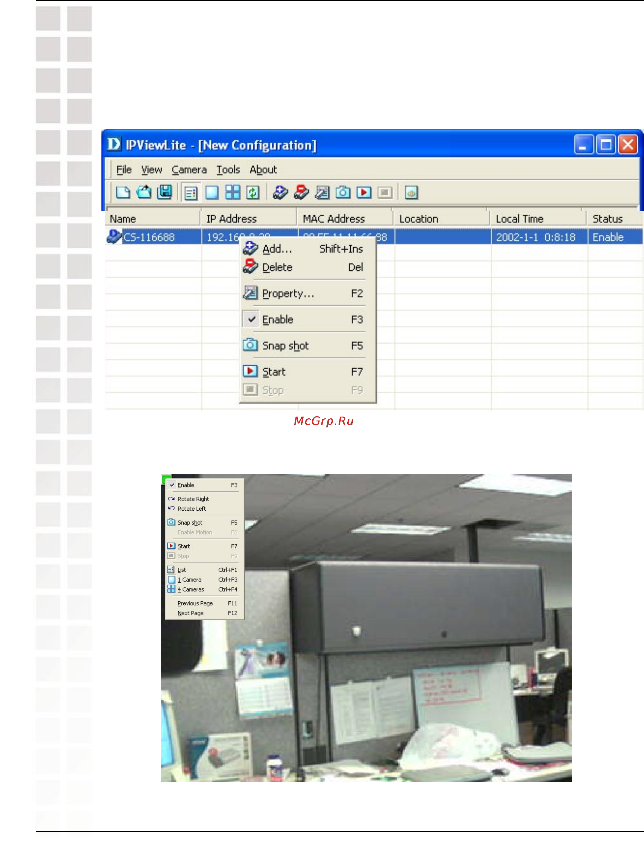 D-Link DCS-950G [77/96] Context sensitive menu