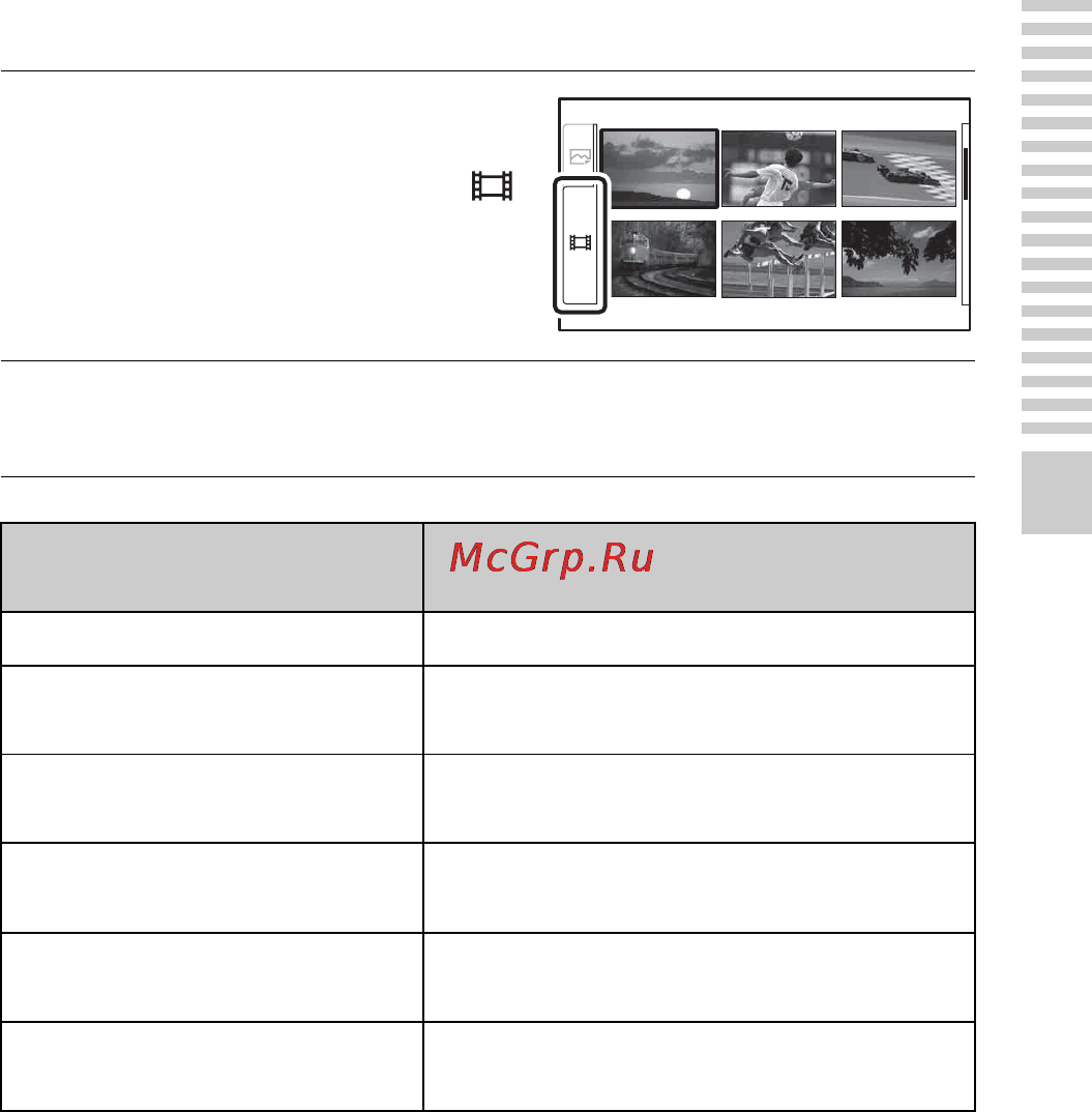 Sony NEX-3K Black [31/91] Несколько раз нажмите левую сторону диска управления для выбора фильм и нажмите на центр диска
