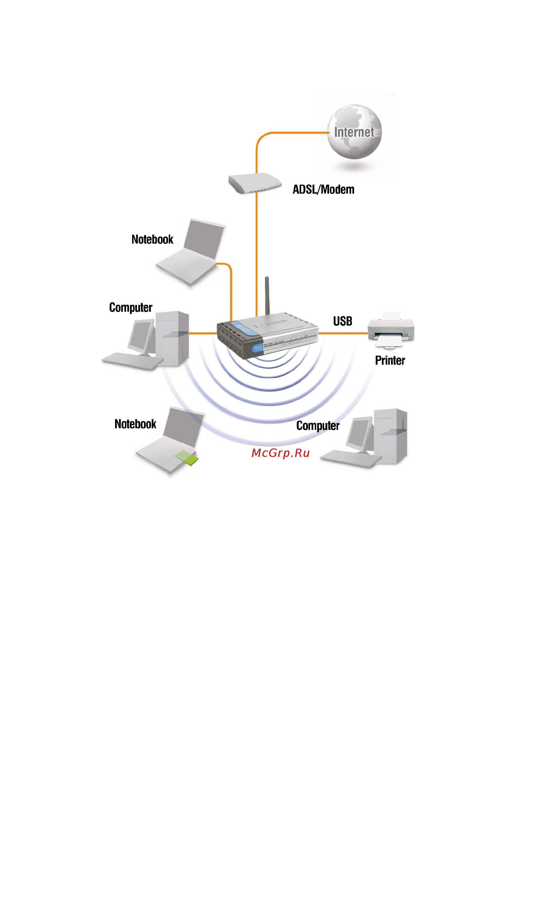 D-Link DI-524UP [12/85] Начало работы