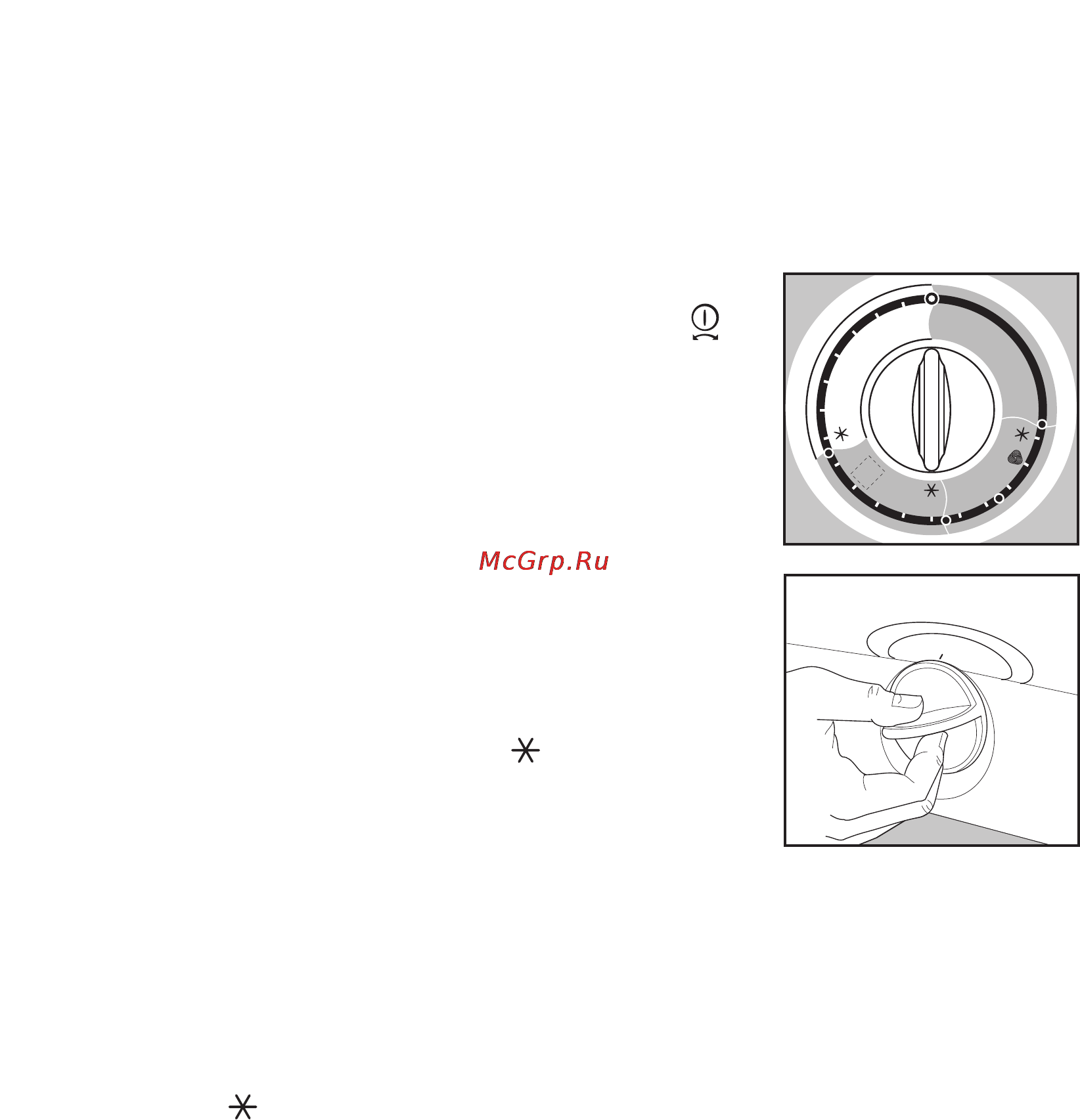 Electrolux EW 1552 F [12/25] Ручка выбора программ выключатель пуска и остановки