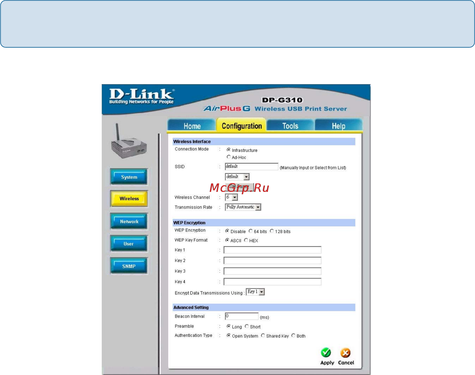 D-Link DP-G310 [18/88] Using the web configuration continued
