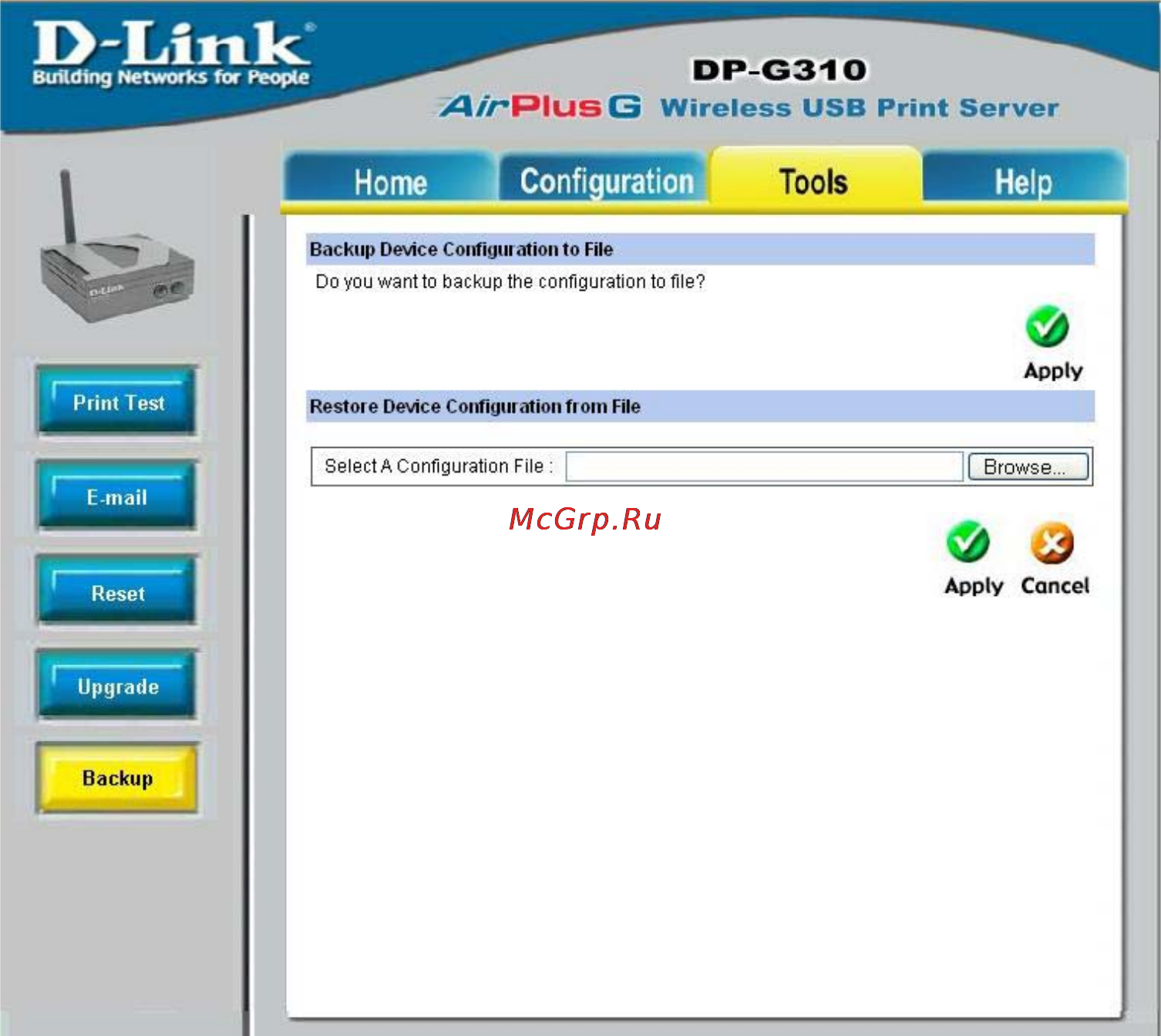 D-Link DP-G310 [28/88] Using the web configuration continued