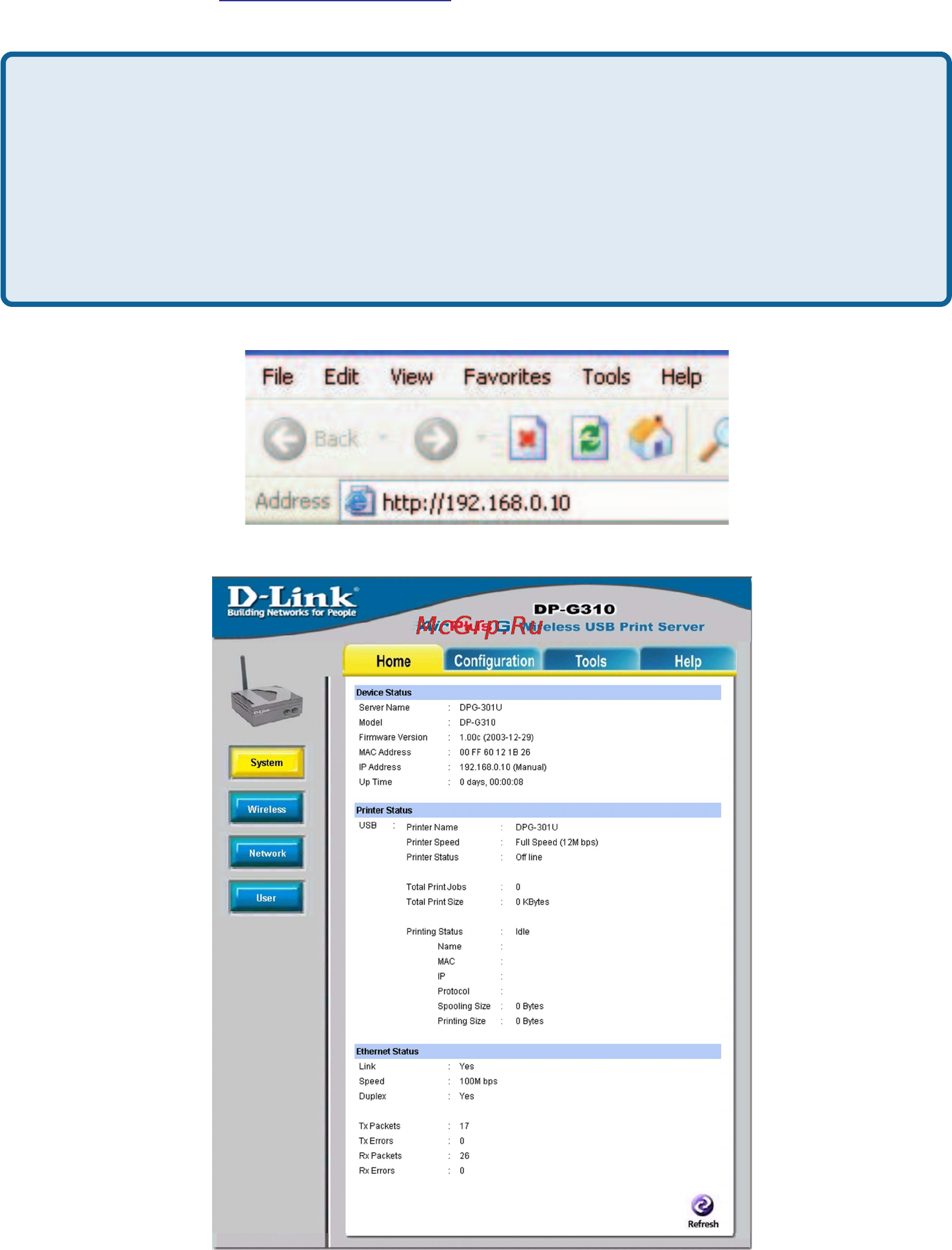 D-Link DP-G310 [30/88] Tcp ip printing for windows xp