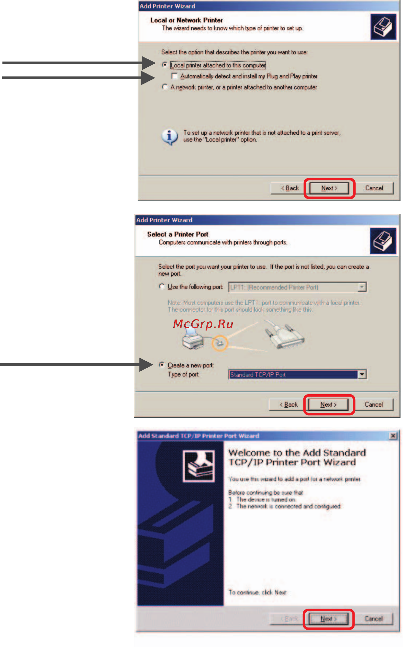 D-Link DP-G310 [35/88] Tcp ip printing for windows xp continued
