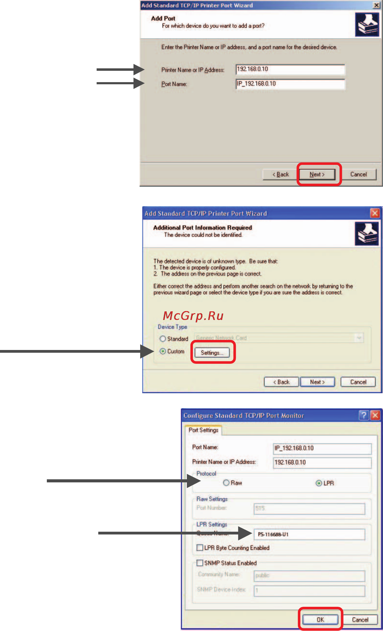 D-Link DP-G310 [36/88] Tcp ip printing for windows xp continued