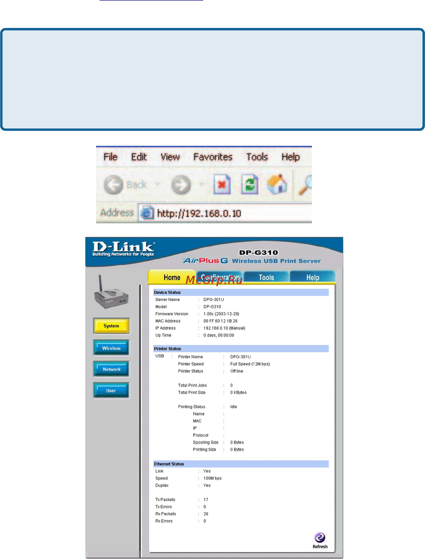 D-Link DP-G310 [39/88] Tcp ip printing for windows 2000