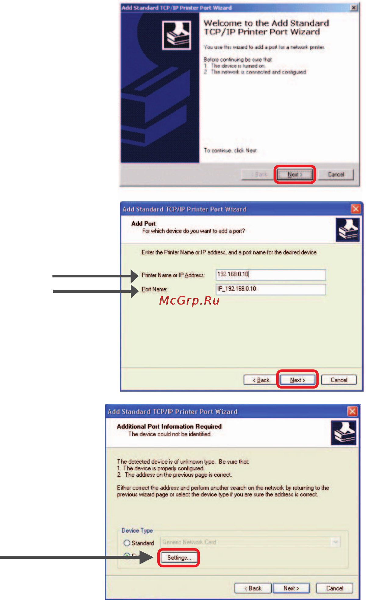 D-Link DP-G310 [45/88] Tcp ip printing for windows 2000 continued