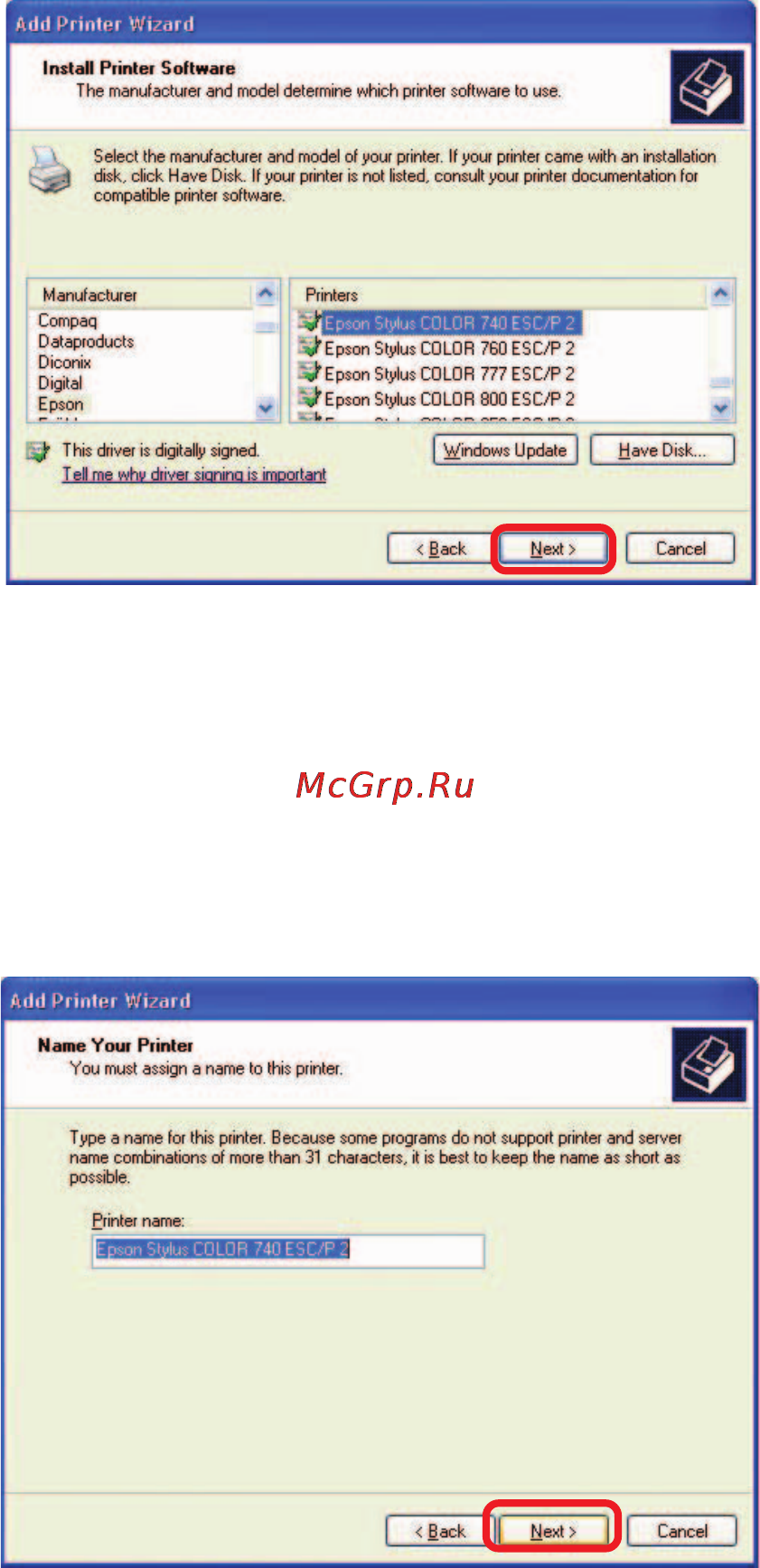 D-Link DP-G310 [47/88] Tcp ip printing for windows 2000 continued
