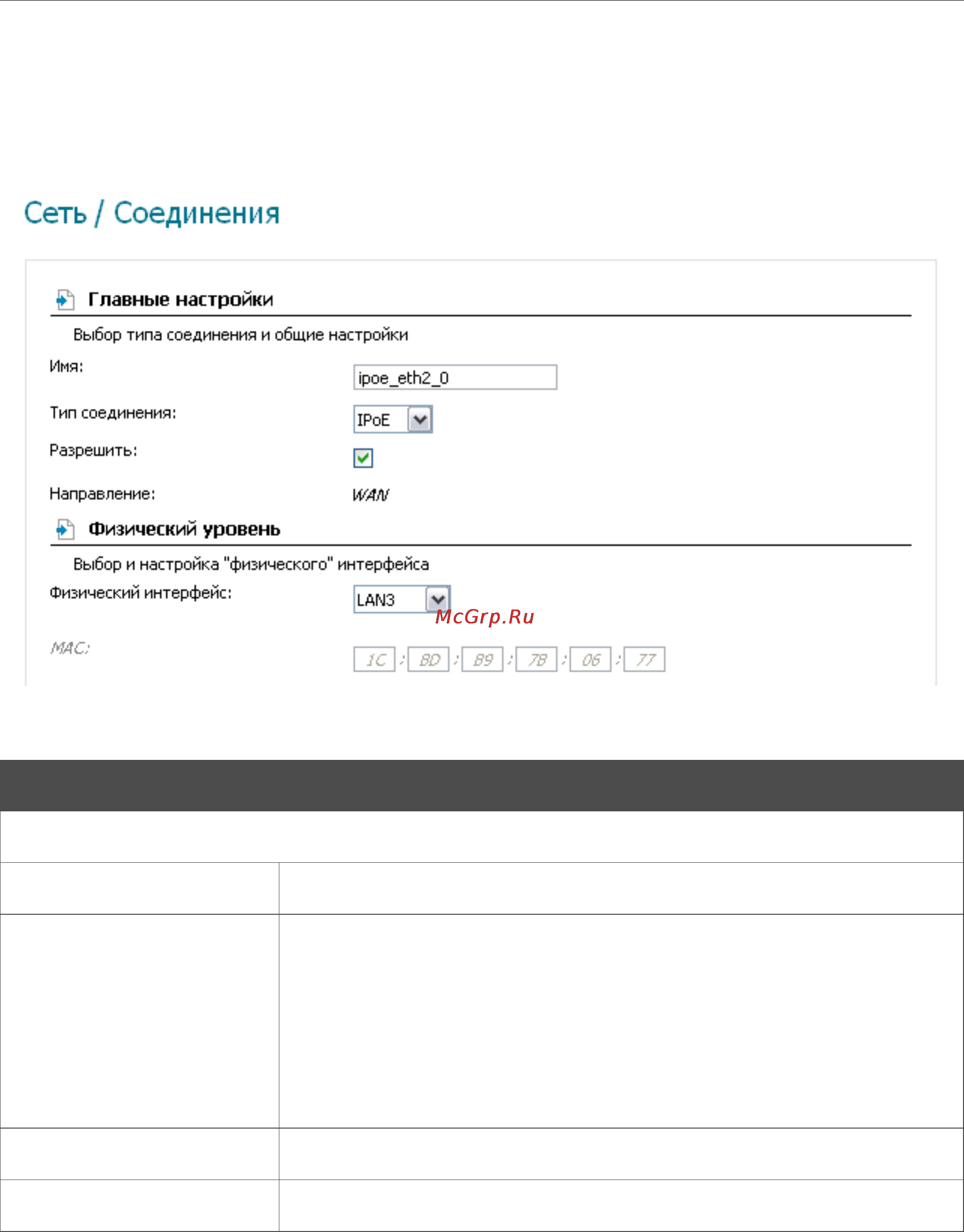 D-Link DSL-2640U/BRU/D [39/100] Создание ethernet wan соединения