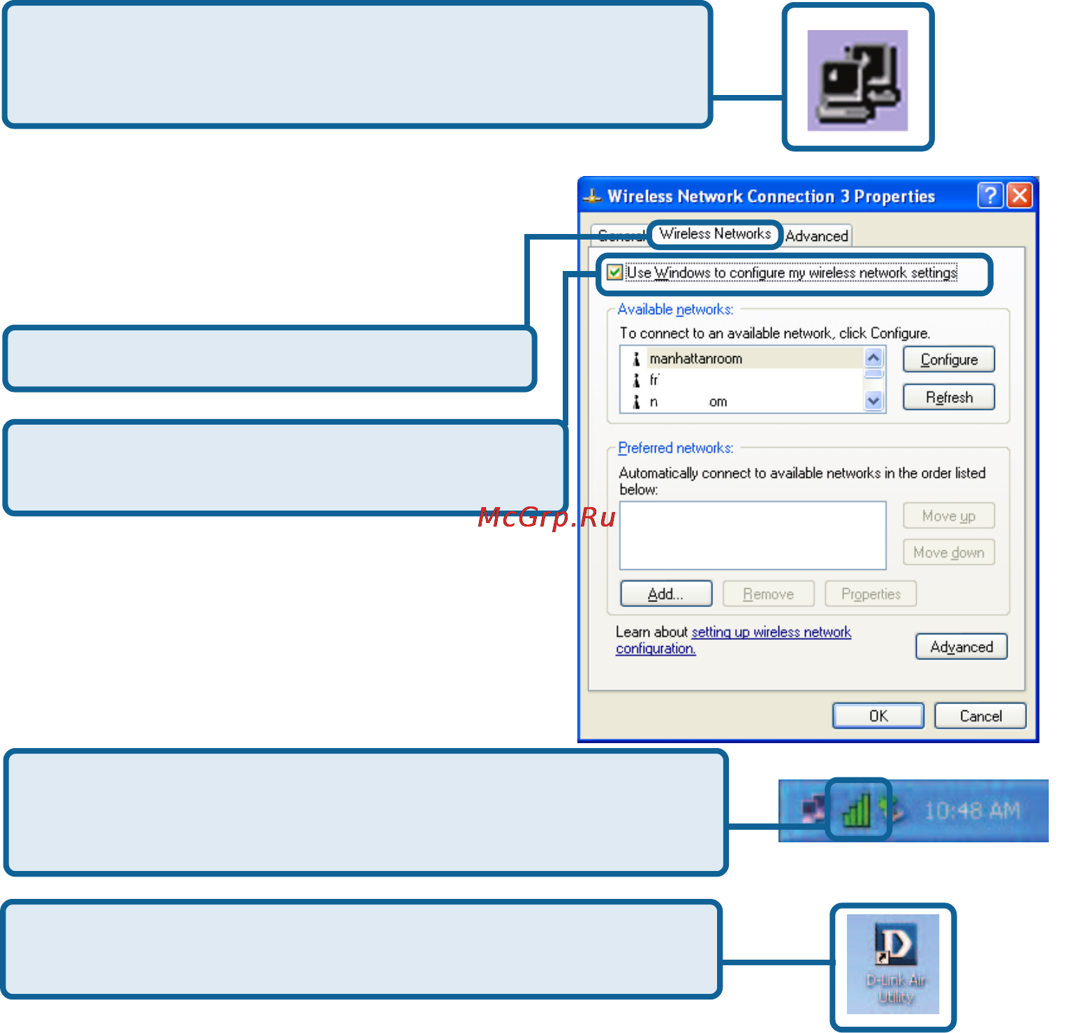 D-Link DWL-G120 [13/39] Using the configuration utility