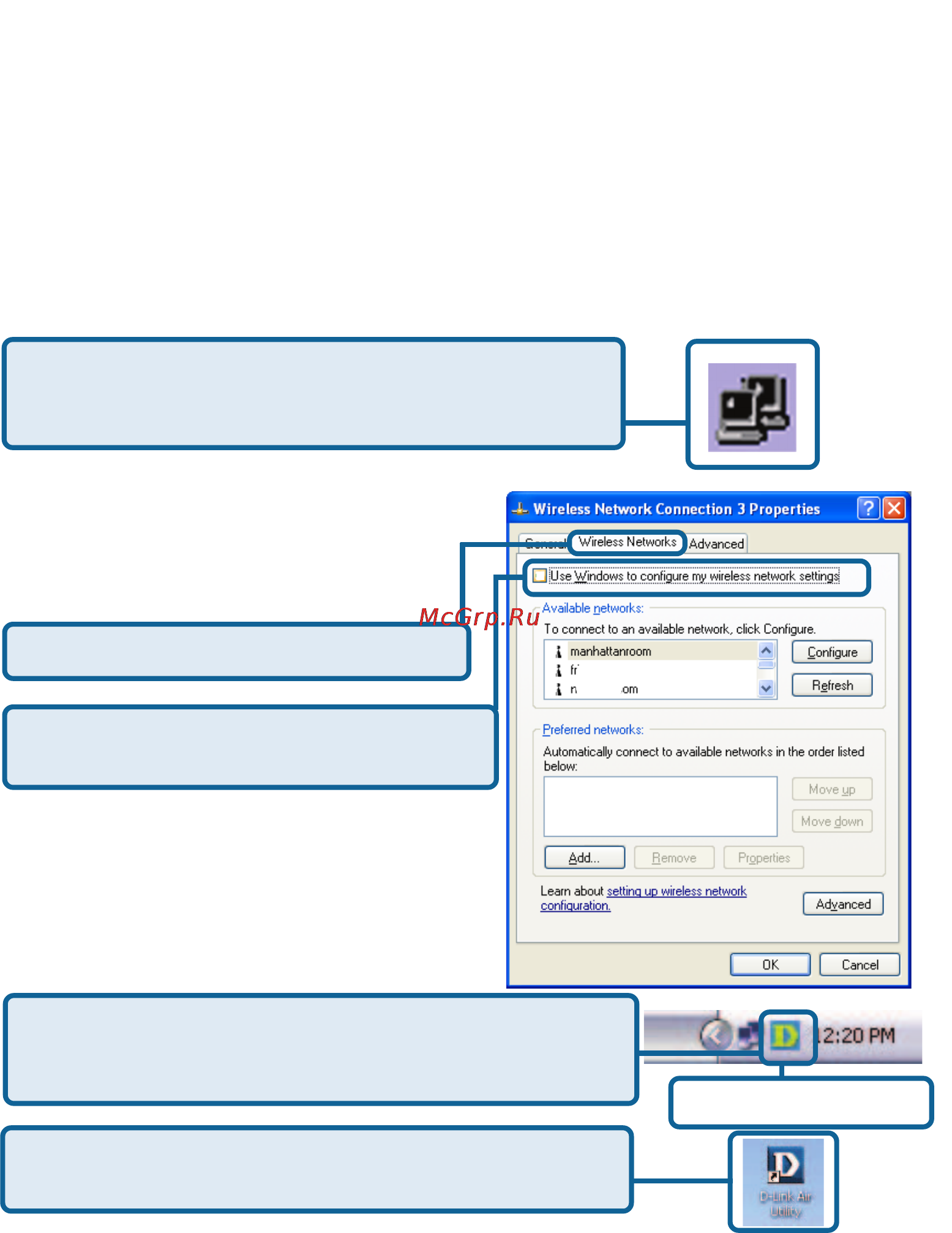 D-Link DWL-G122 [11/45] Using the configuration utility