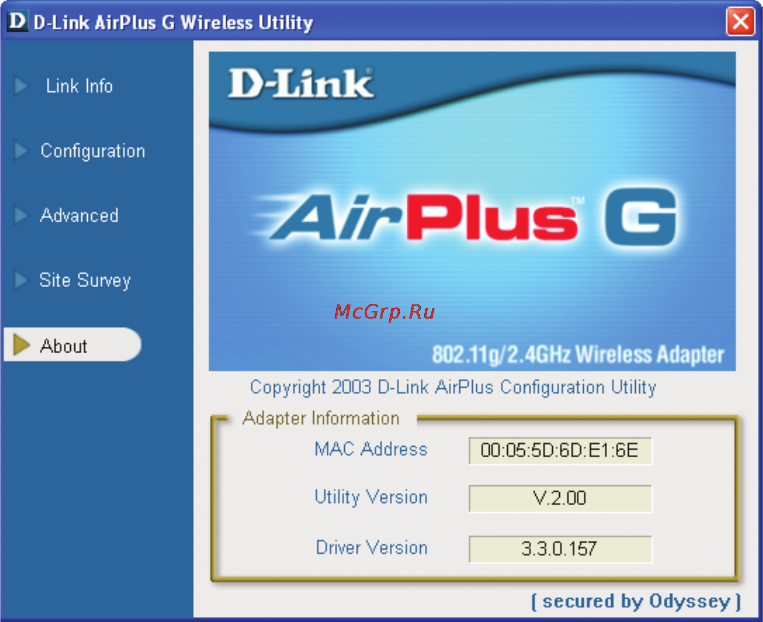 D-Link DWL-G630 [17/42] Configuration utility continued