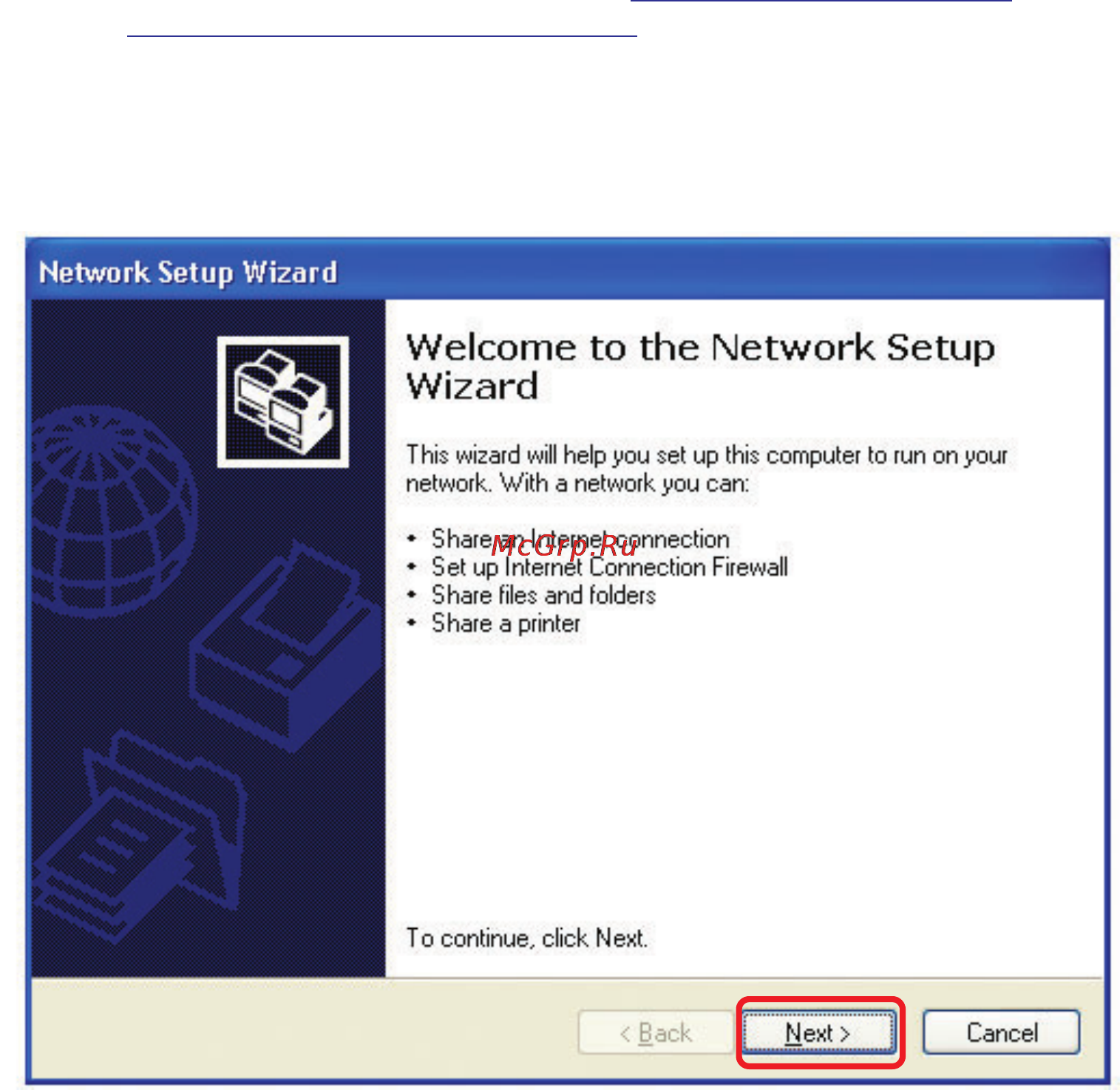 D-Link DWL-G630 [18/42] Using the network setup wizard in windows xp
