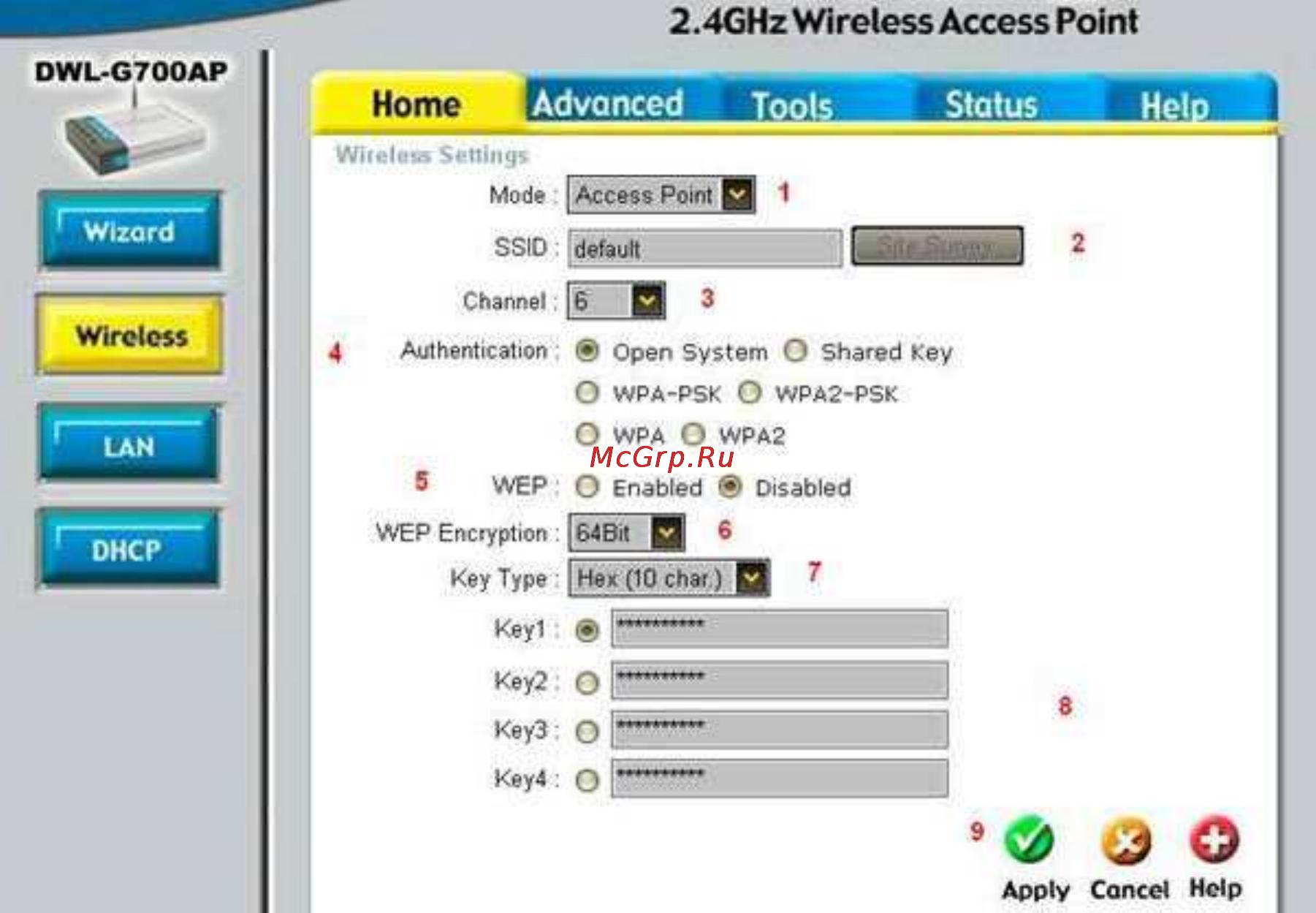D-Link DWL-G700AP Инструкция по эксплуатации онлайн