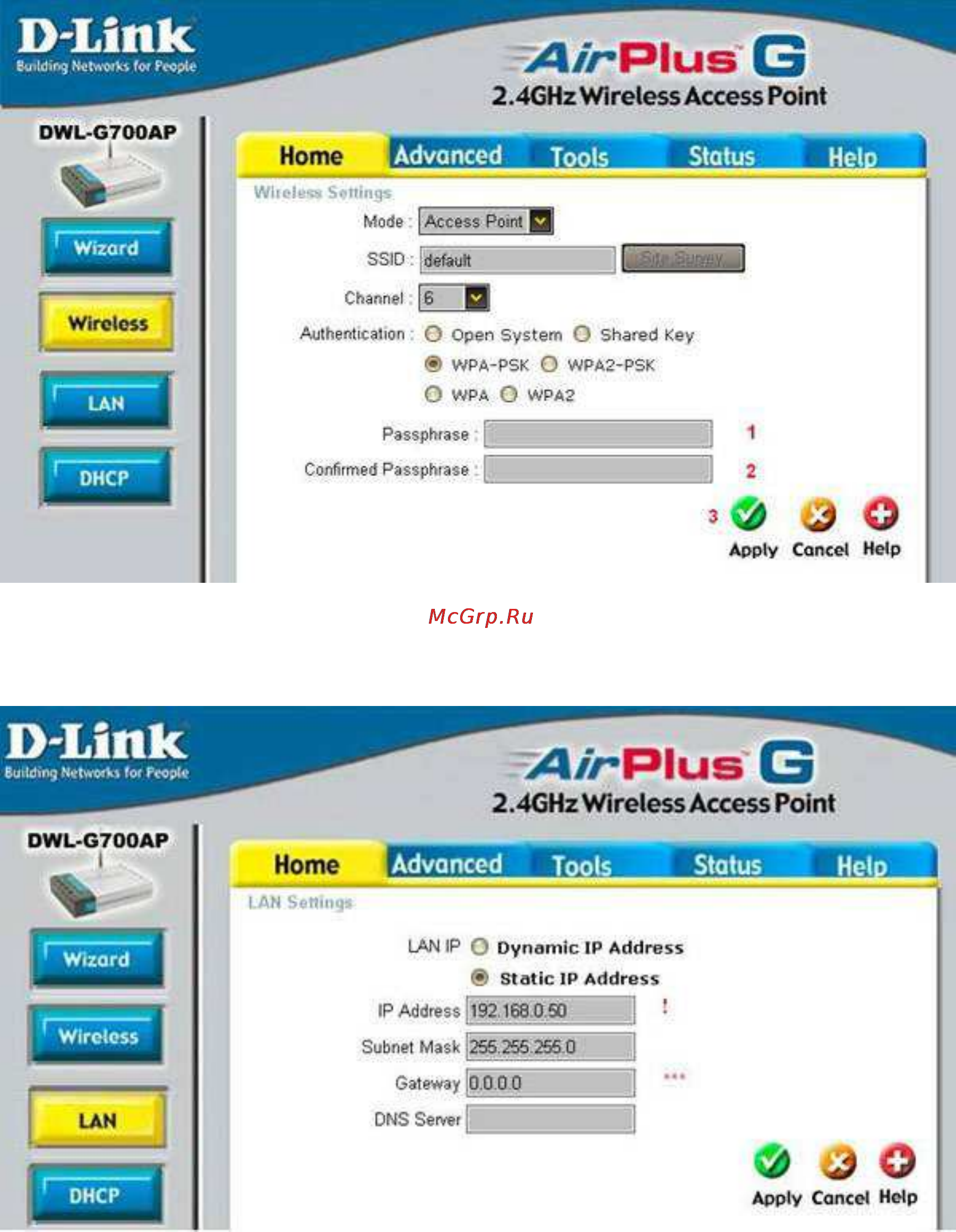D-Link DWL-G700AP Инструкция по эксплуатации онлайн [2/3] 40770
