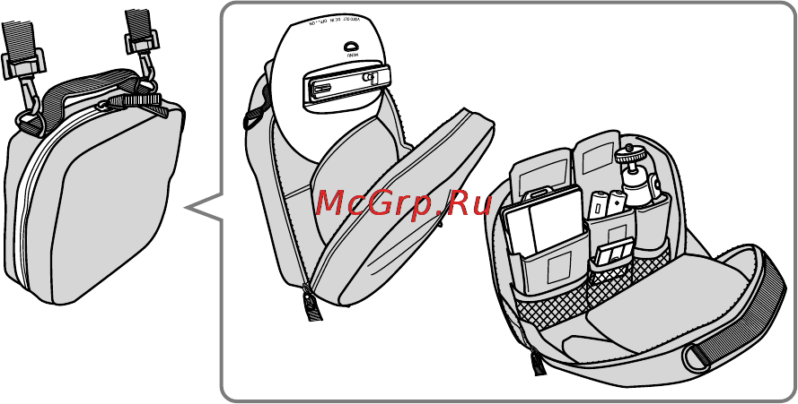 Sony IPT-DS1 [190/319] Transportar numa bolsa de transporte flexível