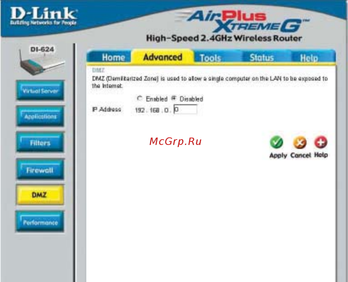 D-Link DI-624 [30/83] Using the configuration menu