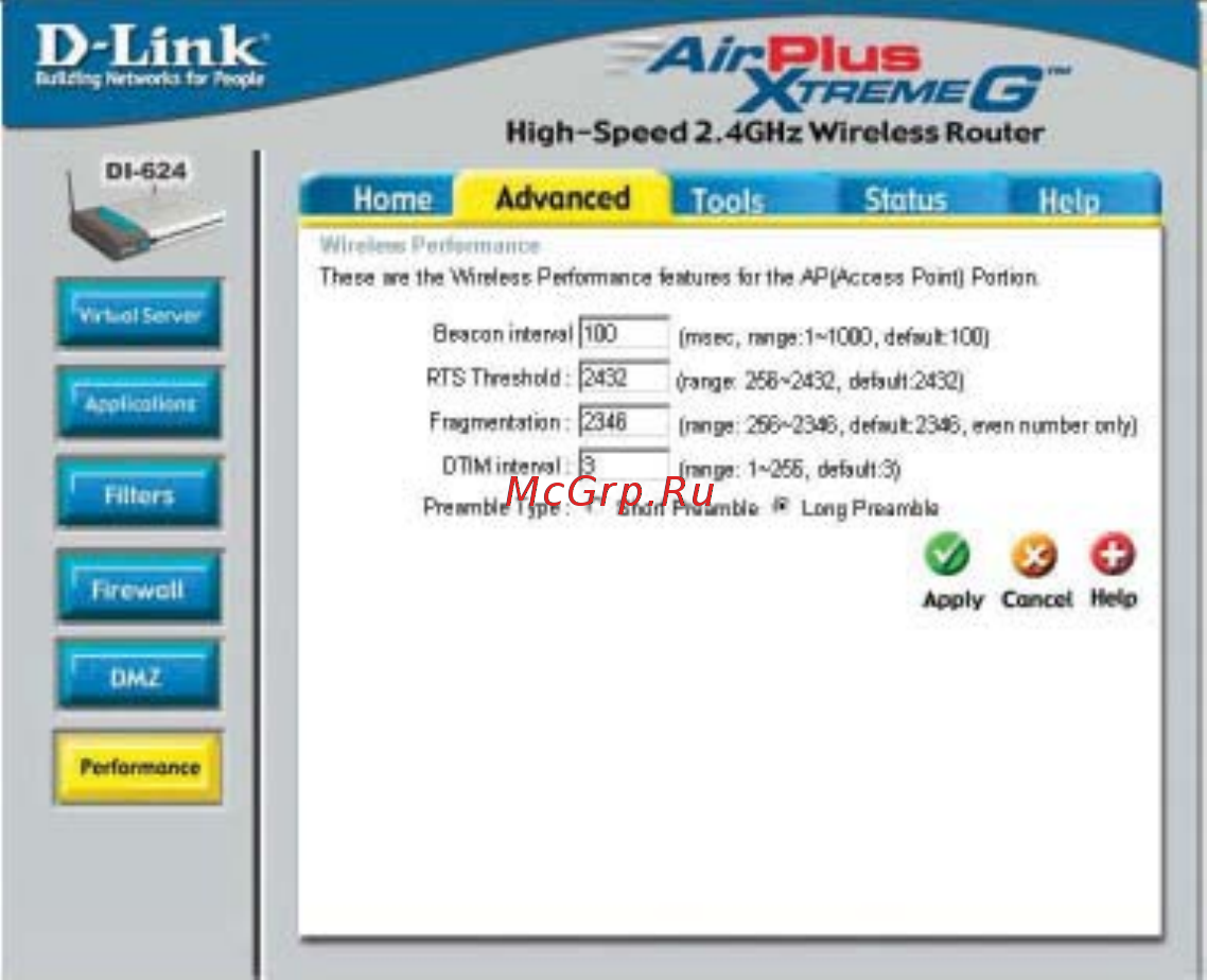 D-Link DI-624 [31/83] Using the configuration menu