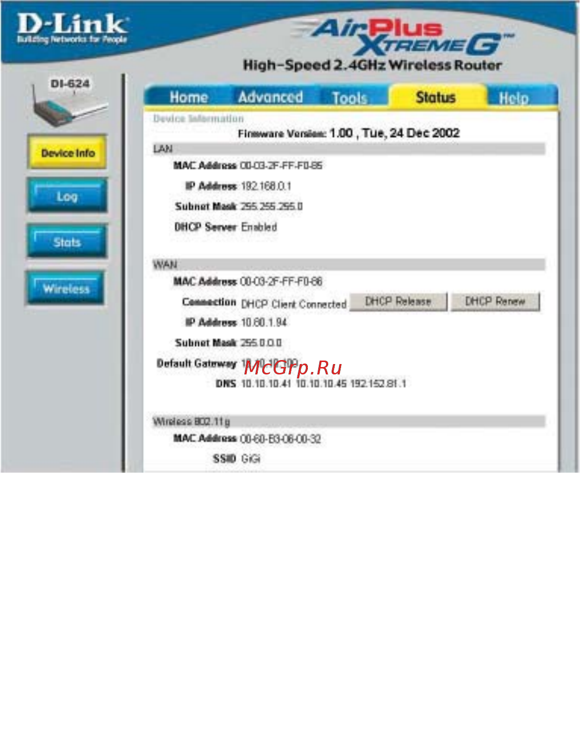 D-Link DI-624 [37/83] Using the configuration menu