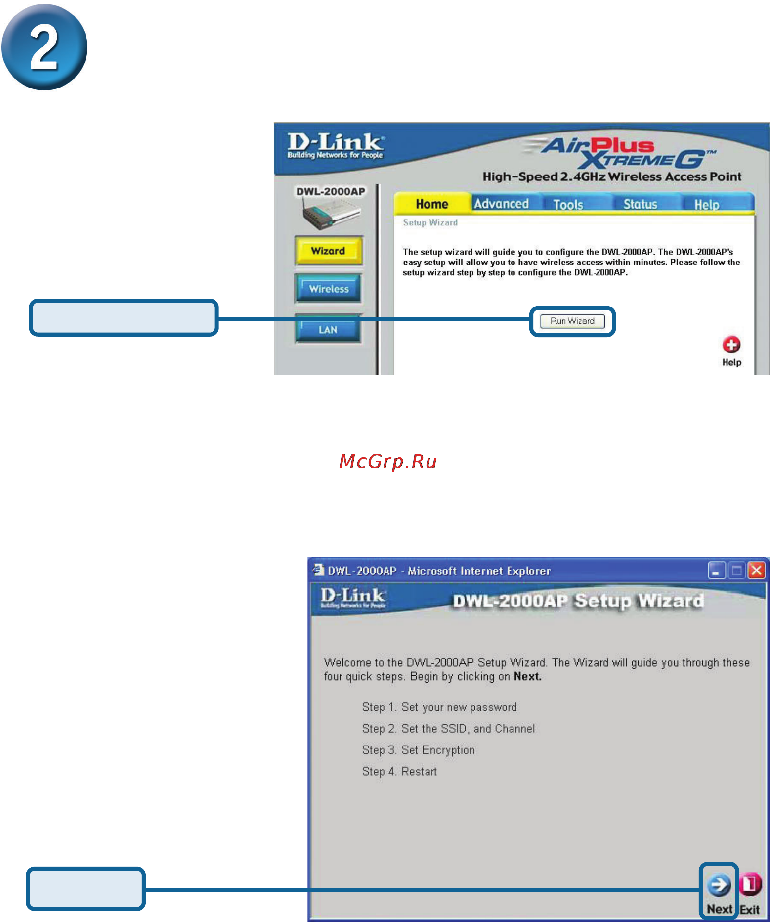 D-Link DWL-2000AP [4/12] Using the setup wizard continued