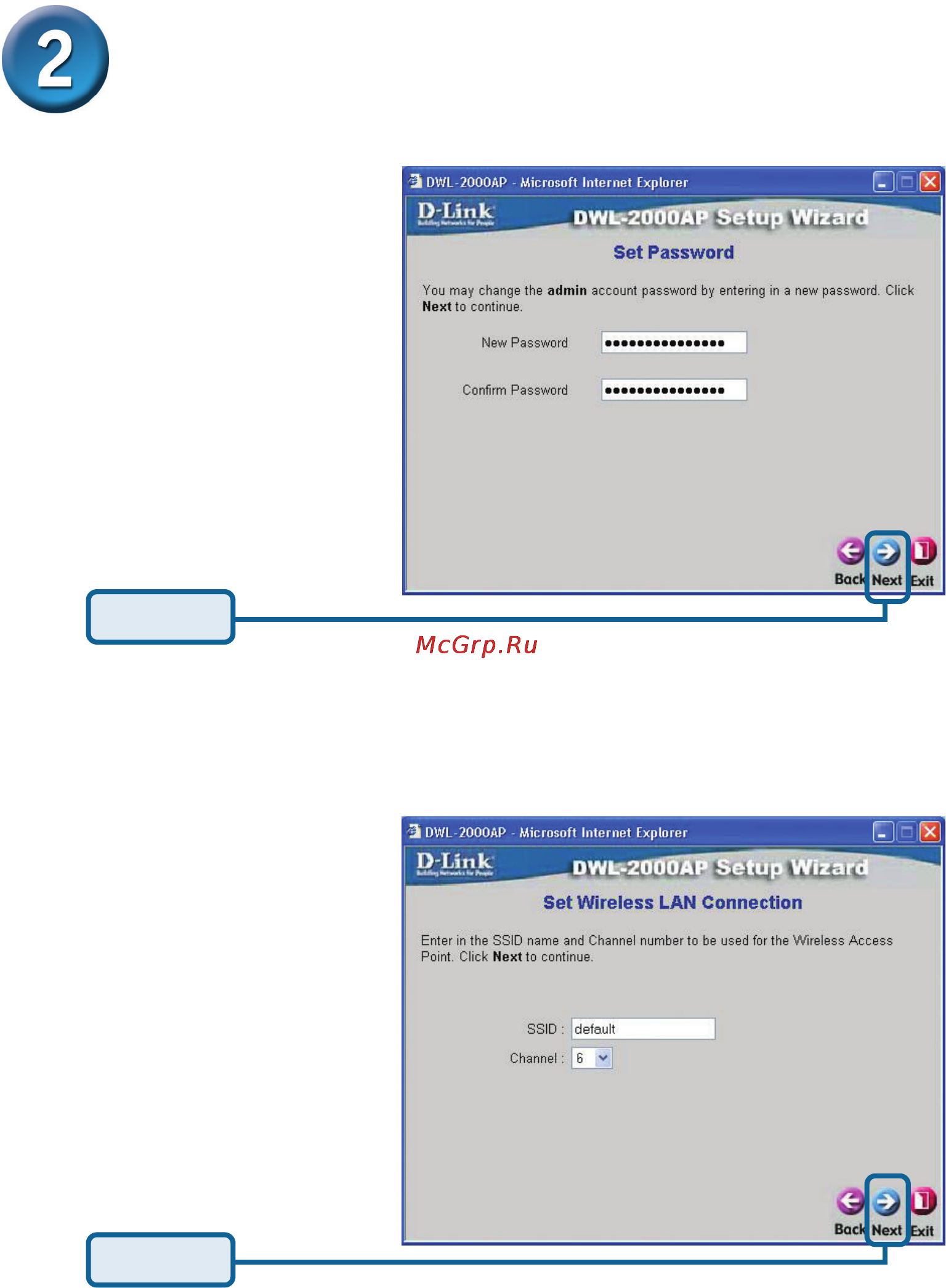 D-Link DWL-2000AP [5/12] Using the setup wizard continued