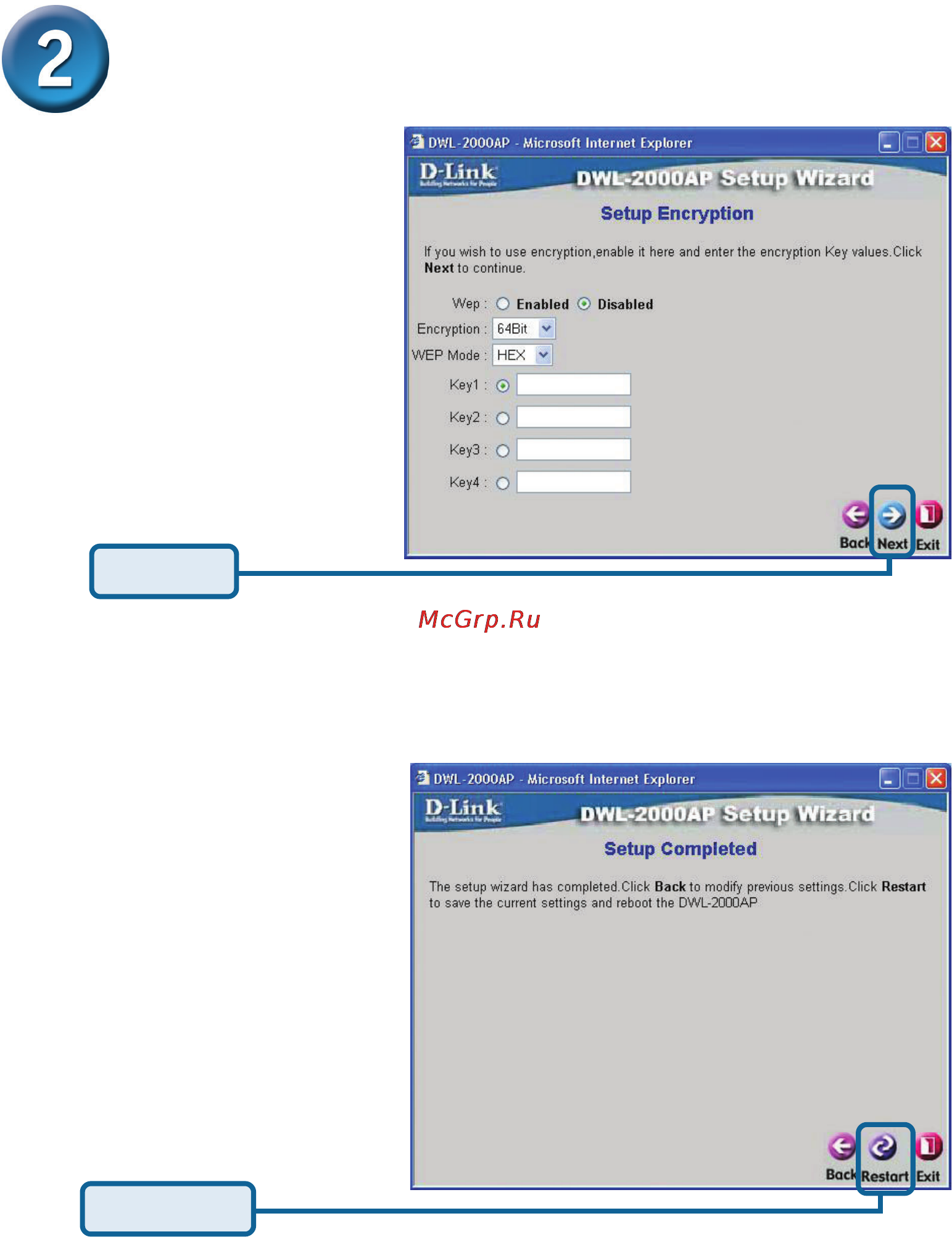D-Link DWL-2000AP [6/12] Using the setup wizard continued