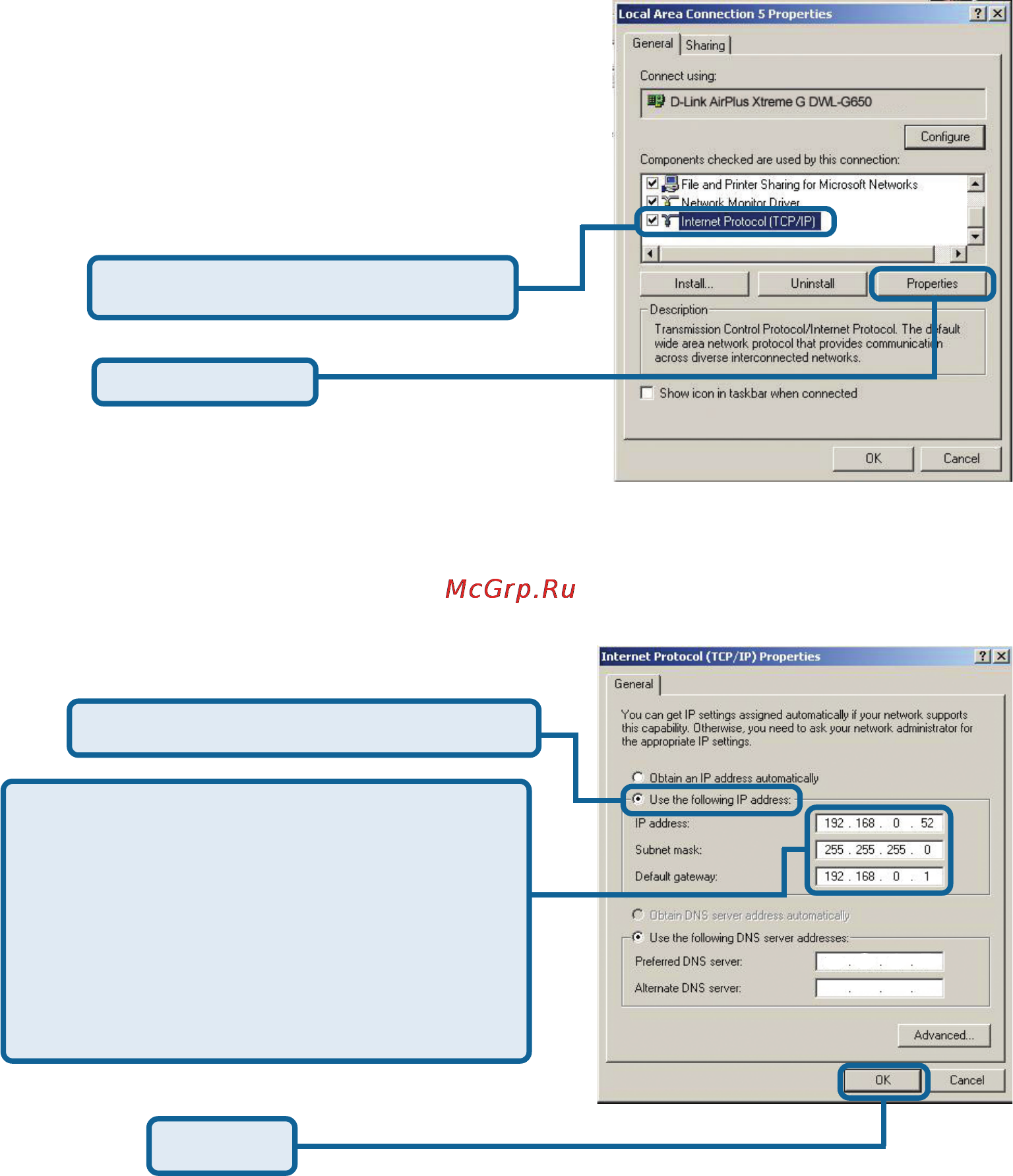 D-Link DWL-2000AP [9/12] For windows 2000 users