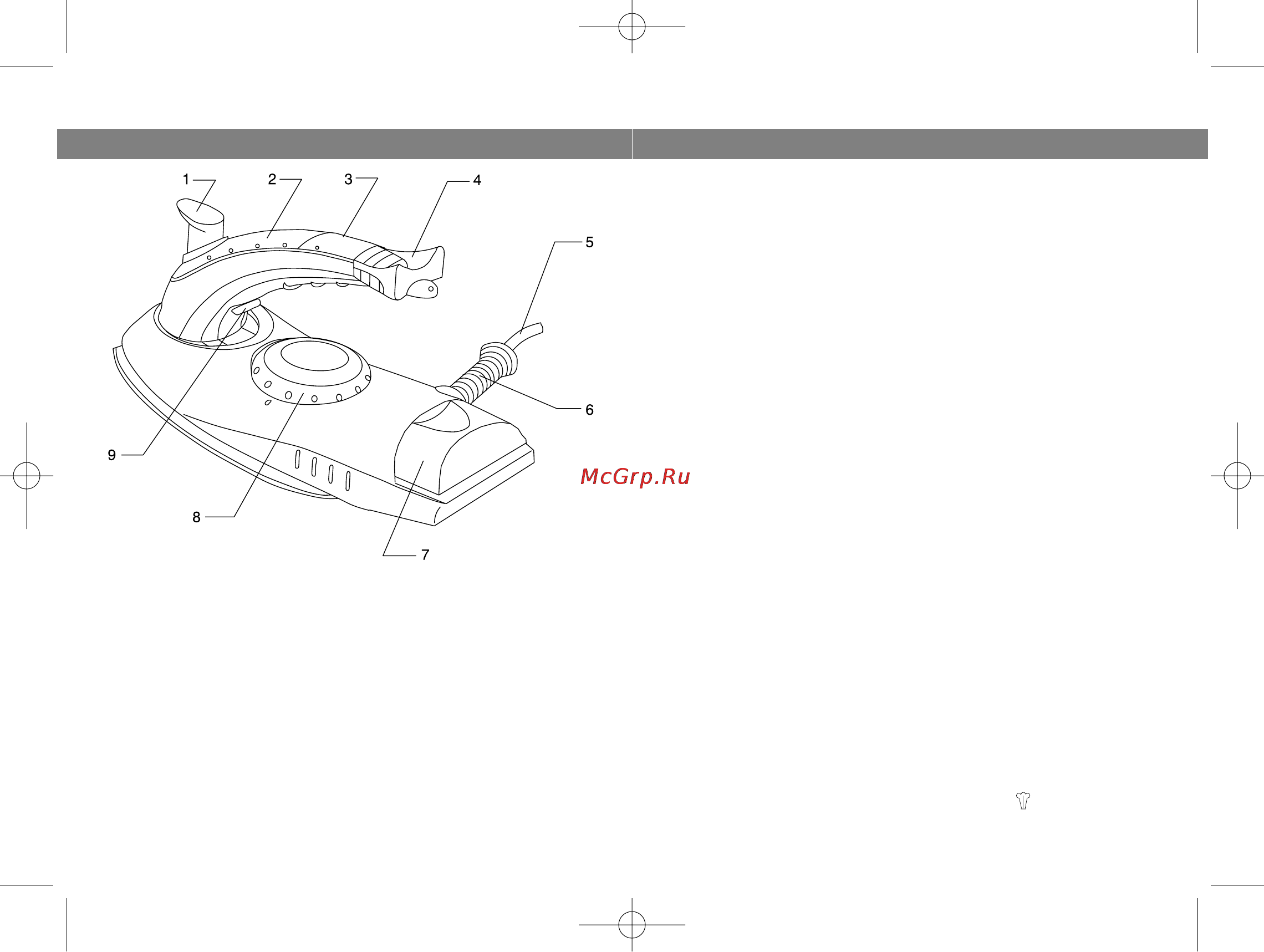 Vitek VT-1220 [6/6] Элементы утюга