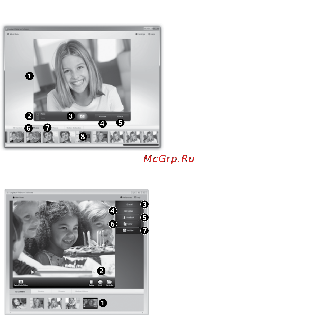 Logitech HD WEBCAM C525 [10/104] Capturing video and snapping pictures