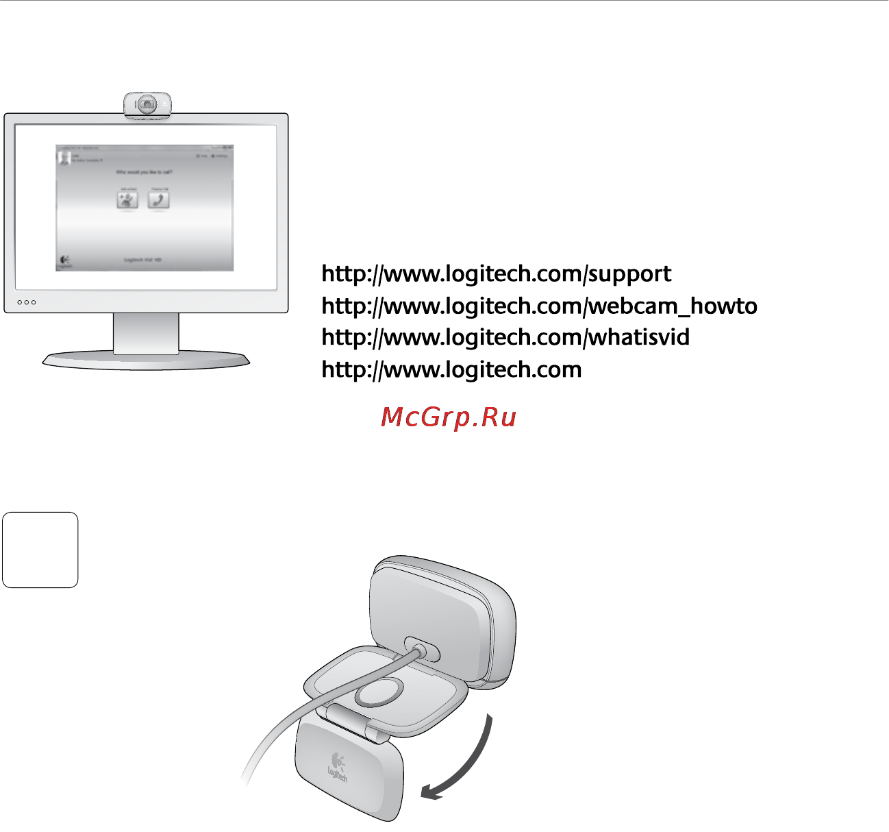 Logitech HD WEBCAM C525 [15/104] Настройка веб камеры
