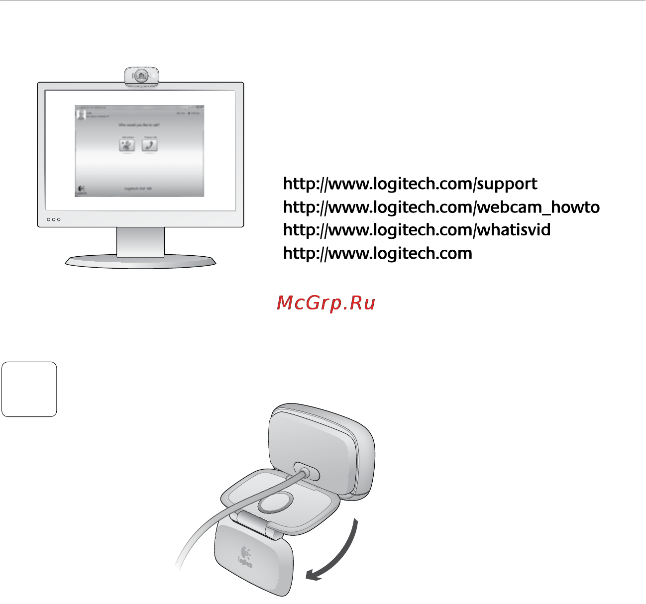 Logitech HD WEBCAM C525 [37/104] Дякуємо за придбання веб камери logitech
