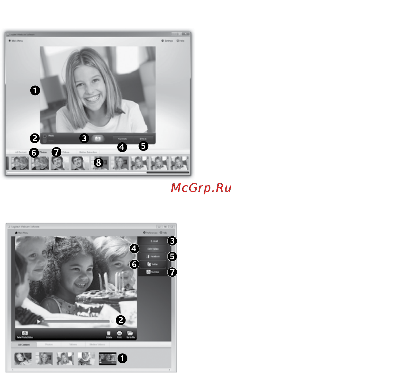 Logitech HD WEBCAM C525 [54/104] Captura video şi realizarea de fotografii